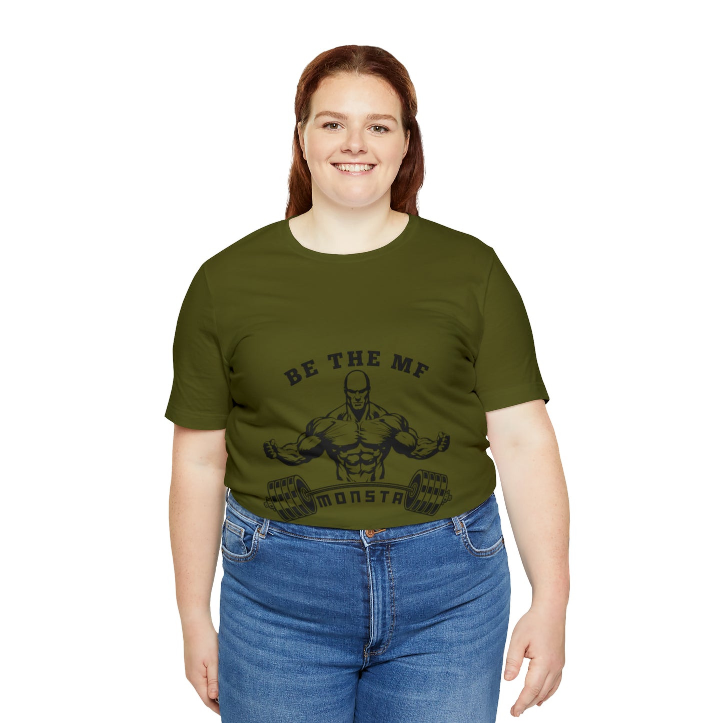 Be the MF MONSTA- Black Logo- Unisex Jersey Short Sleeve Tee