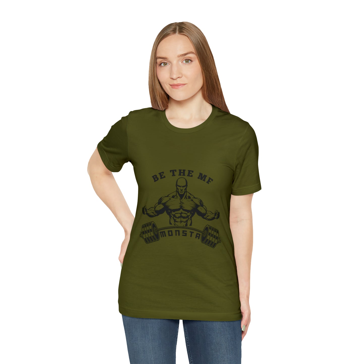 Be the MF MONSTA- Black Logo- Unisex Jersey Short Sleeve Tee