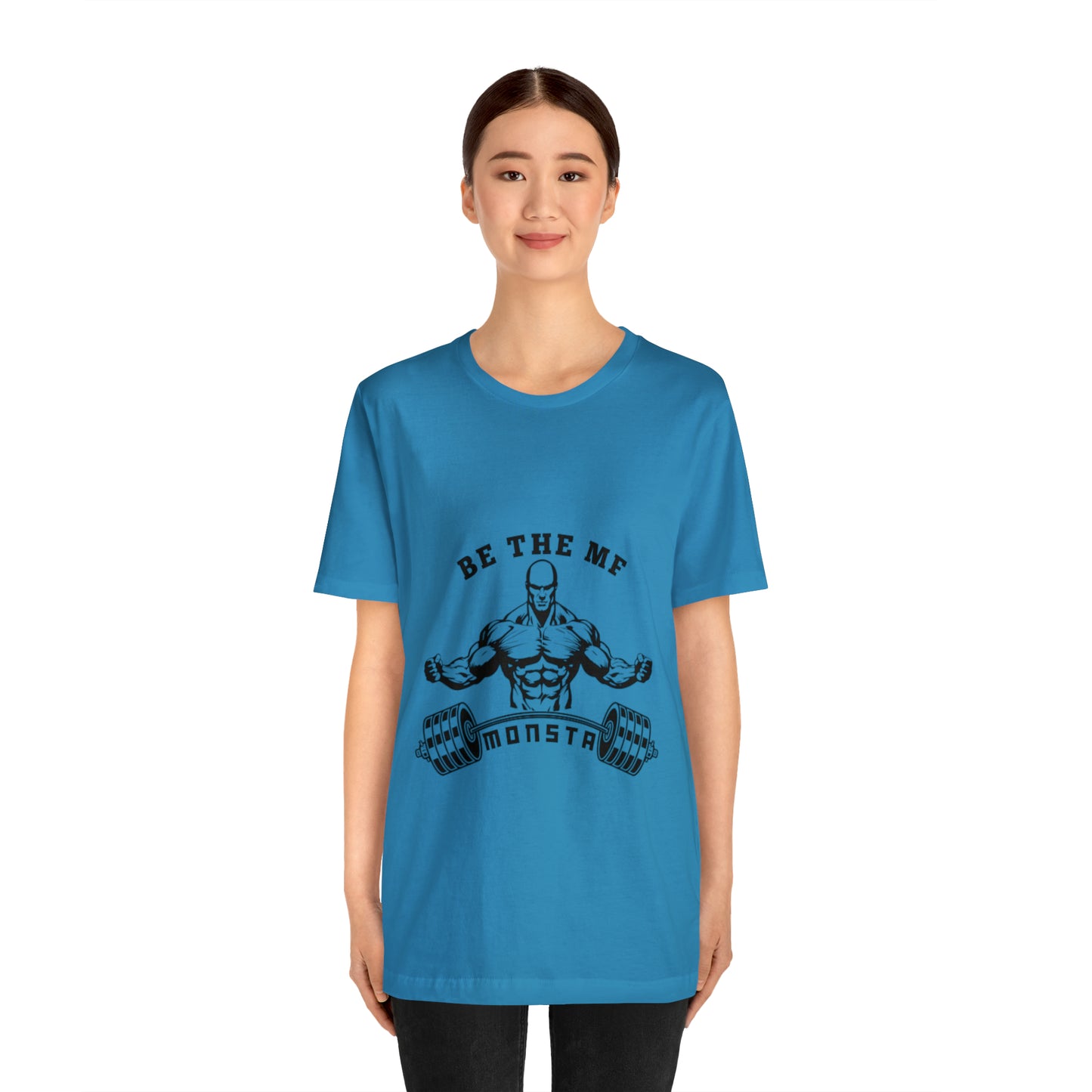 Be the MF MONSTA- Black Logo- Unisex Jersey Short Sleeve Tee