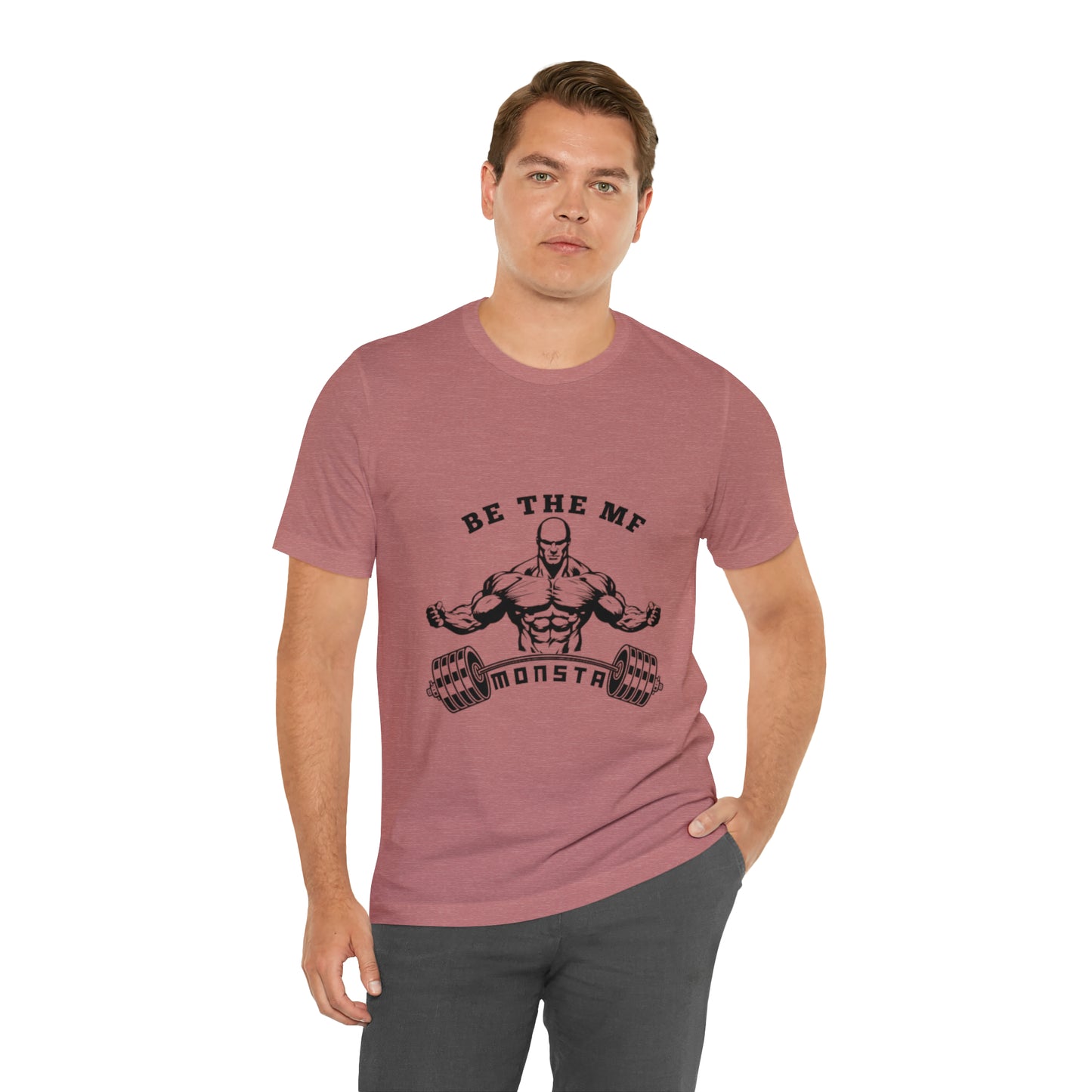 Be the MF MONSTA- Black Logo- Unisex Jersey Short Sleeve Tee