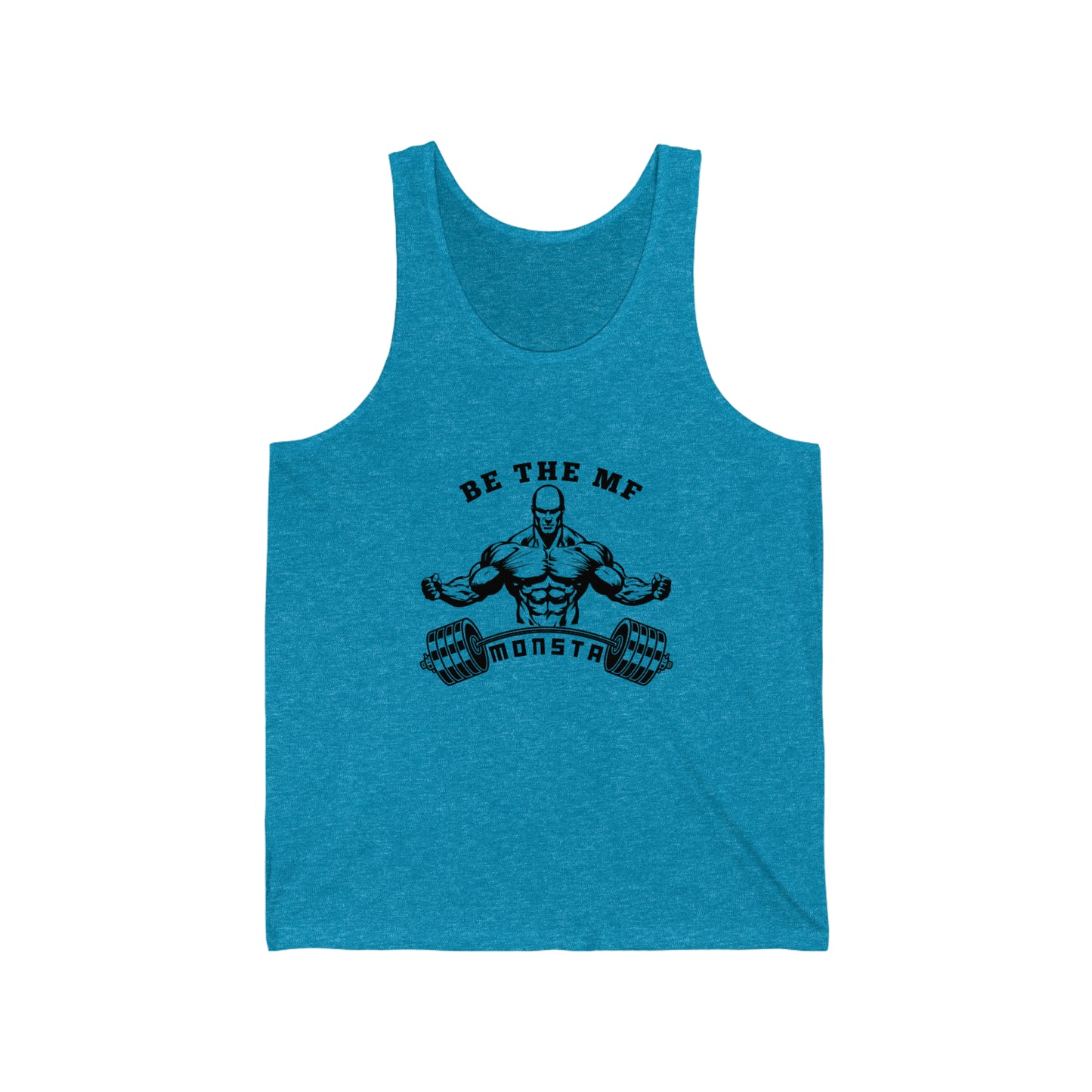 Be the MF MONSTA-black logo-Unisex Jersey Tank