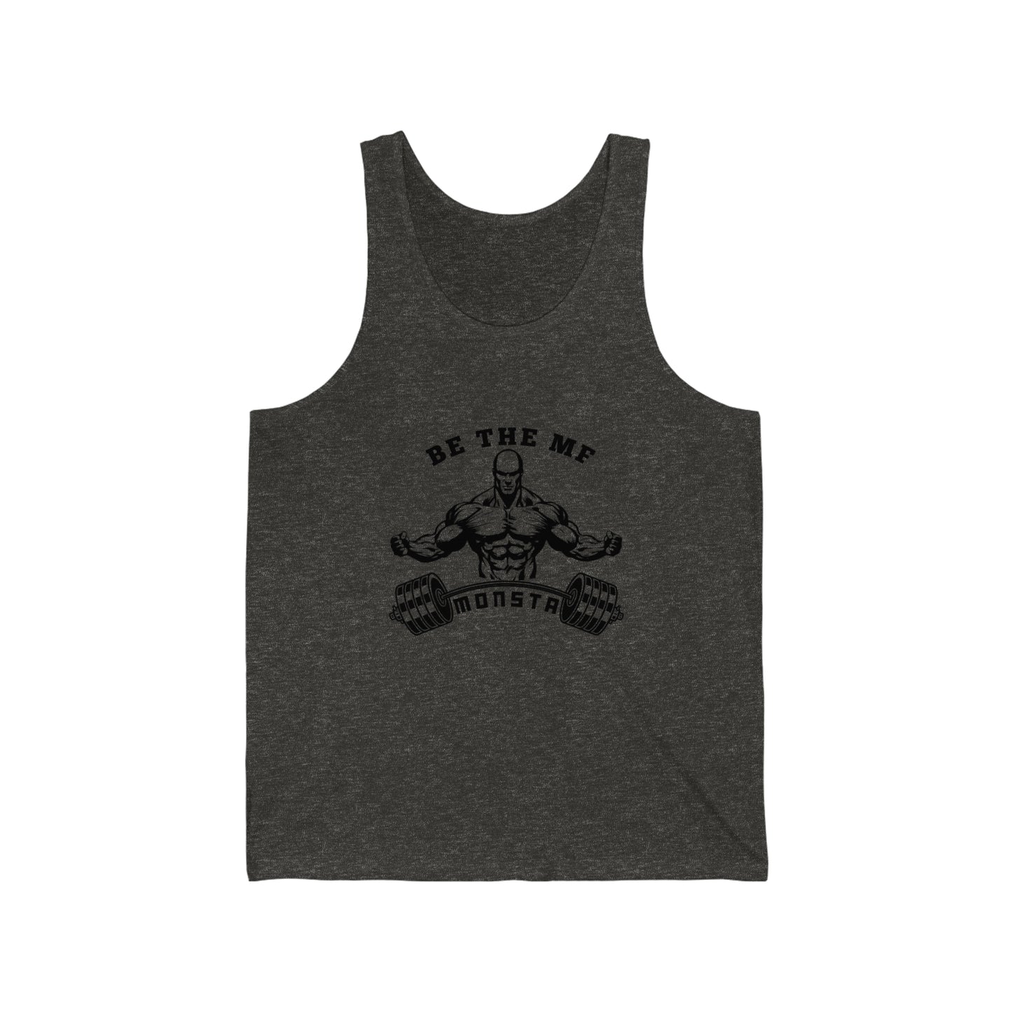 Be the MF MONSTA-black logo-Unisex Jersey Tank