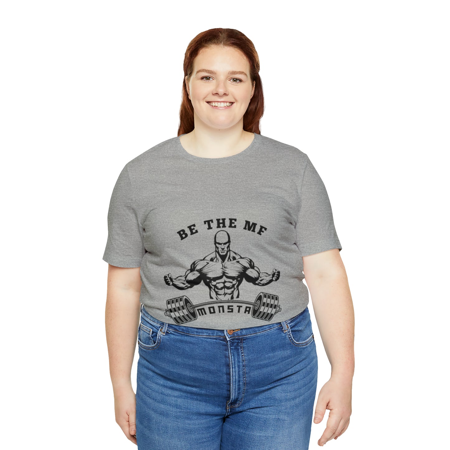 Be the MF MONSTA- Black Logo- Unisex Jersey Short Sleeve Tee