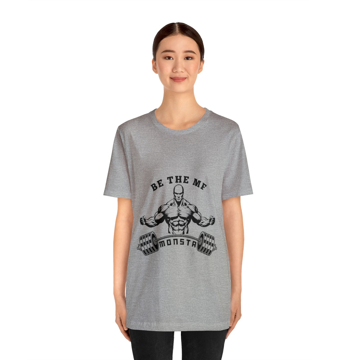 Be the MF MONSTA- Black Logo- Unisex Jersey Short Sleeve Tee