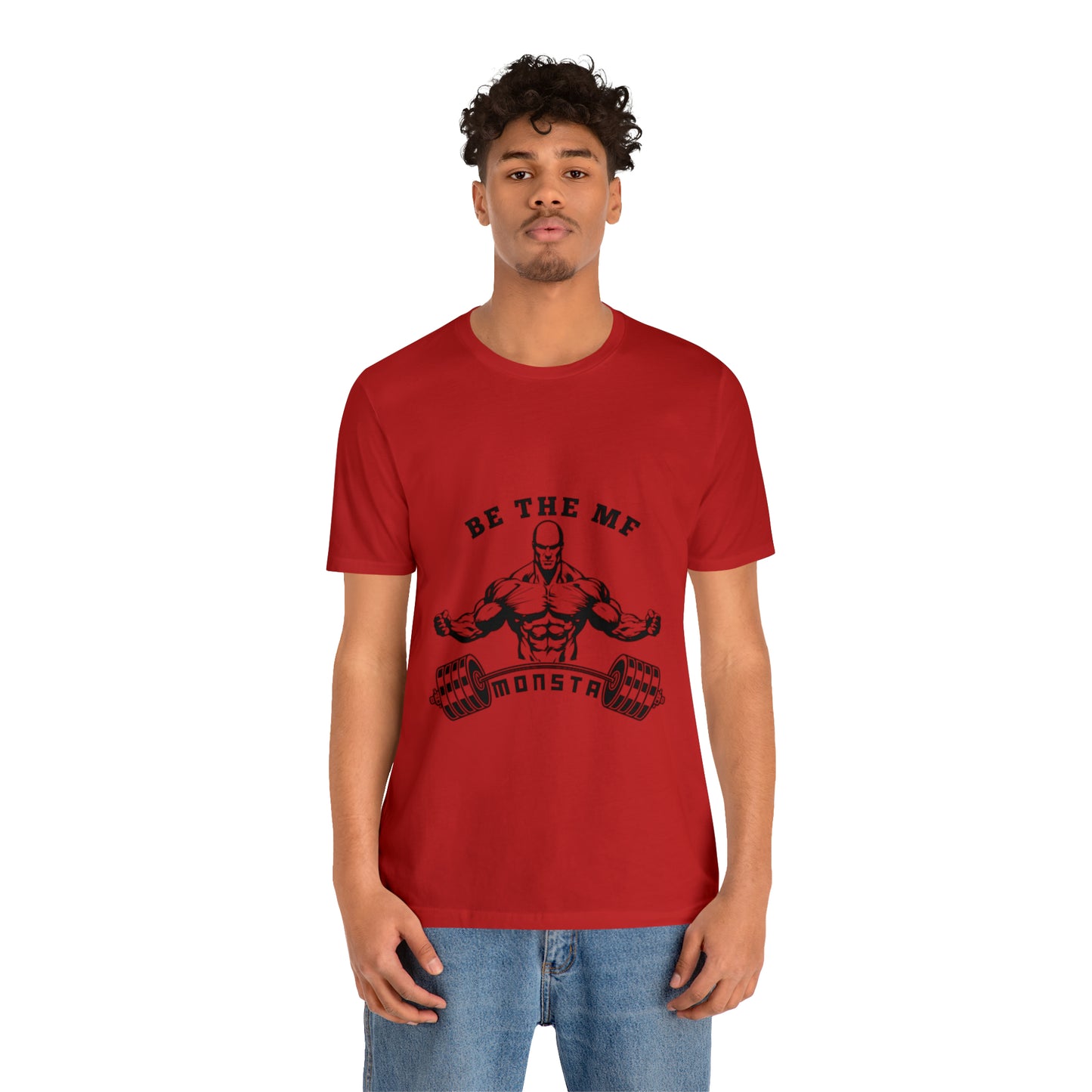 Be the MF MONSTA- Black Logo- Unisex Jersey Short Sleeve Tee