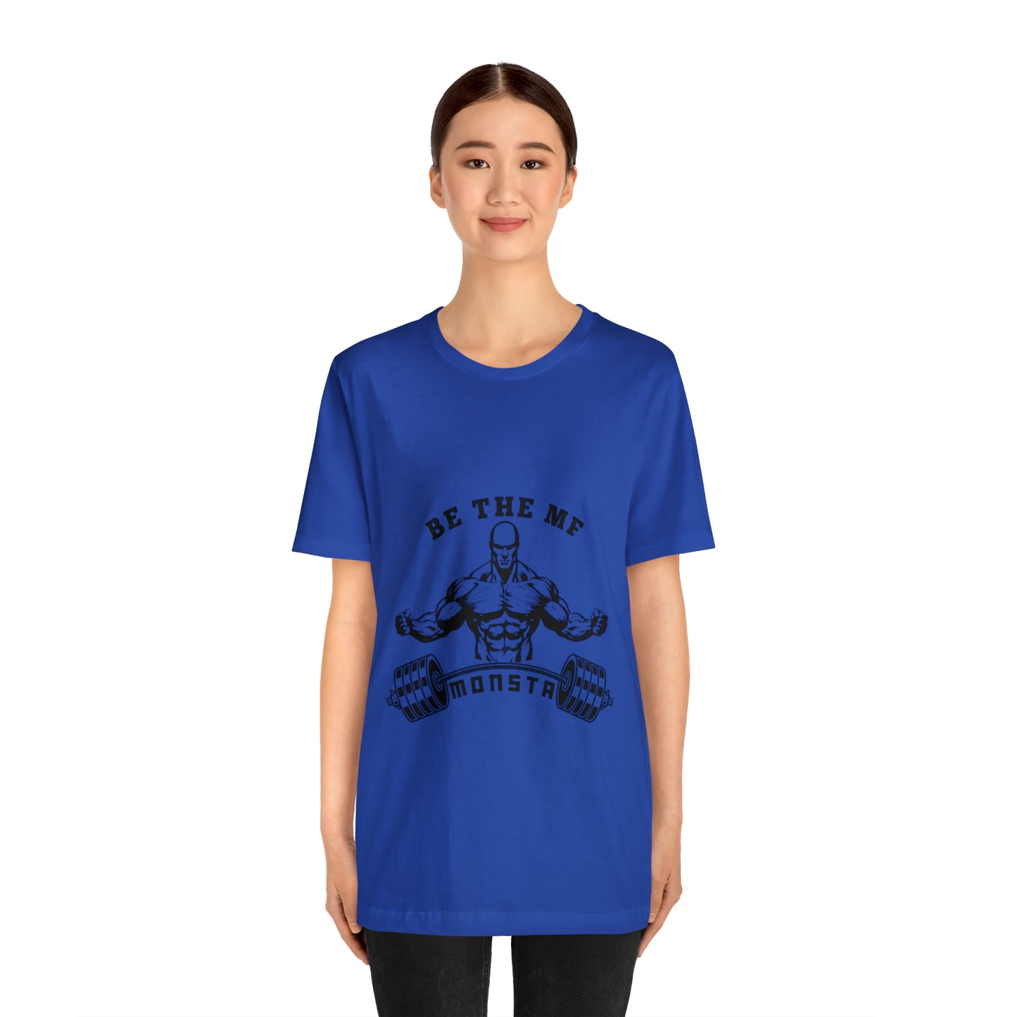 Be the MF MONSTA- Black Logo- Unisex Jersey Short Sleeve Tee