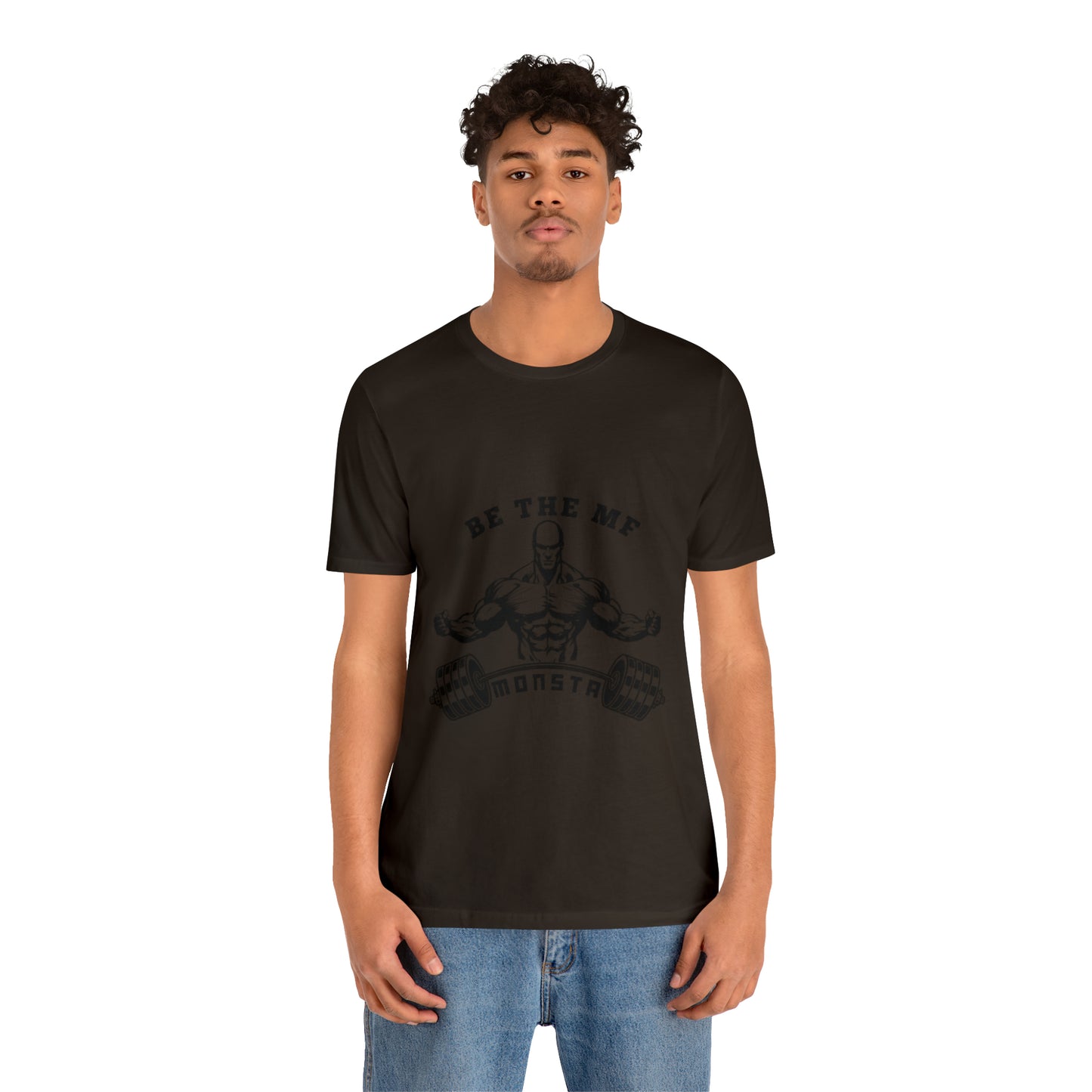 Be the MF MONSTA- Black Logo- Unisex Jersey Short Sleeve Tee