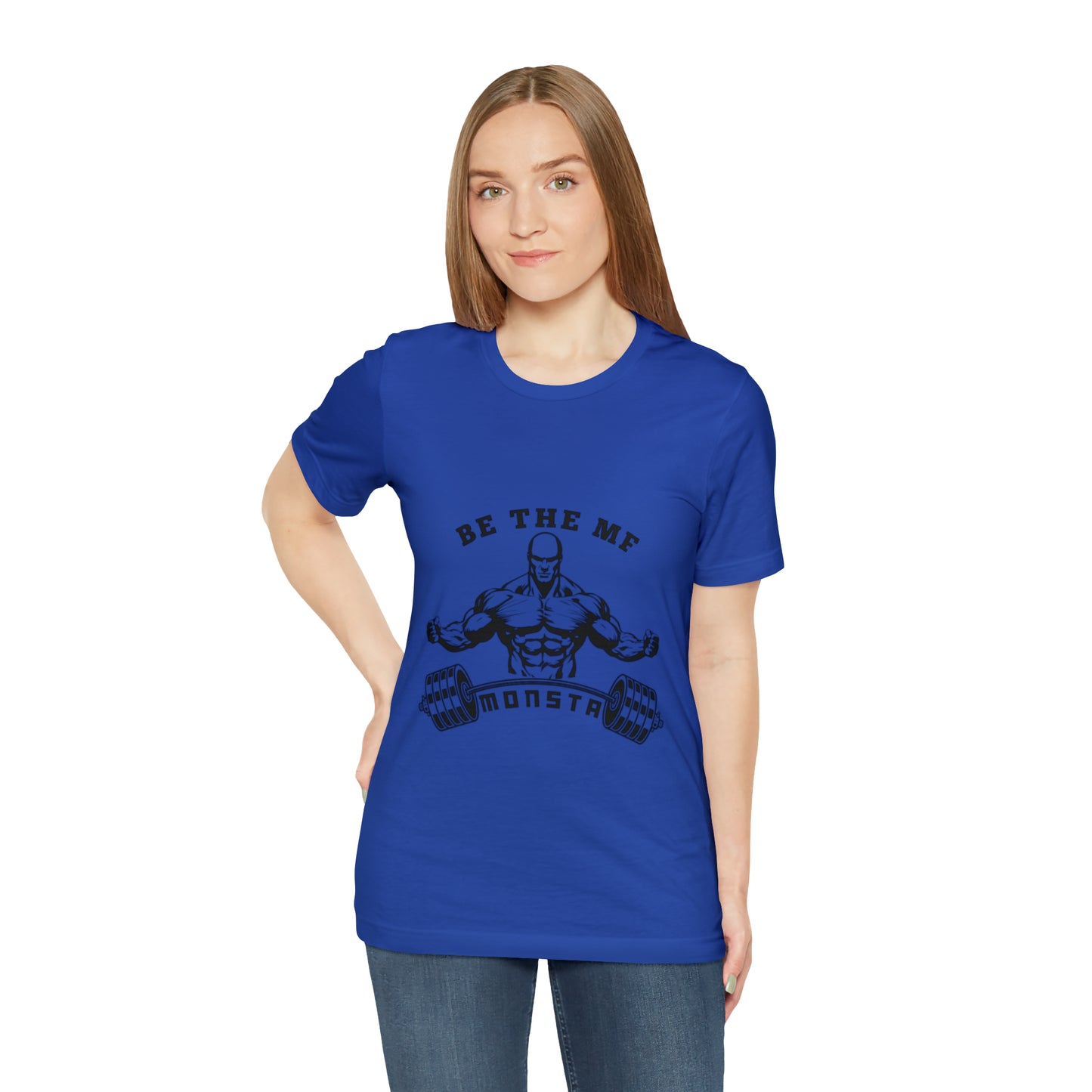 Be the MF MONSTA- Black Logo- Unisex Jersey Short Sleeve Tee