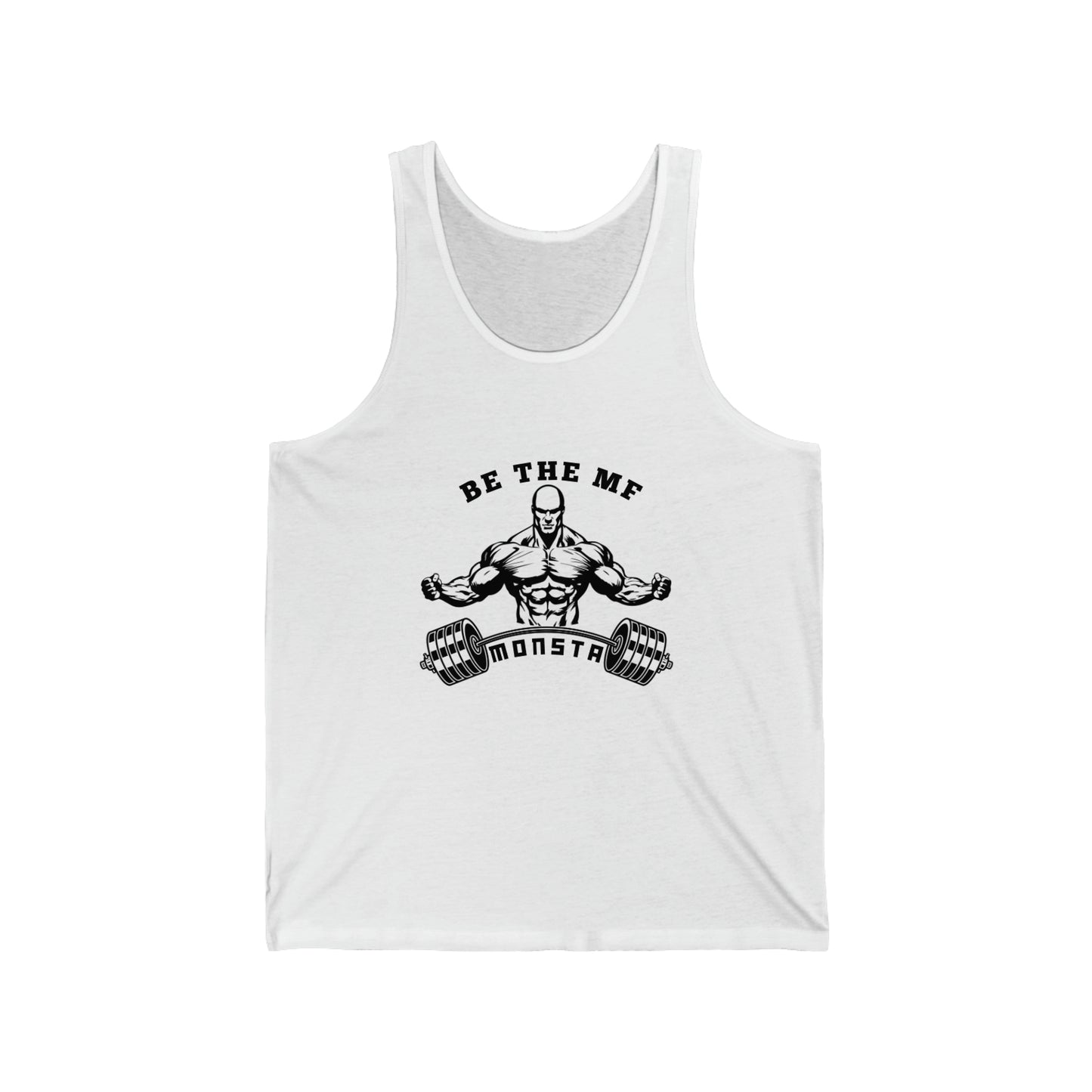 Be the MF MONSTA-black logo-Unisex Jersey Tank