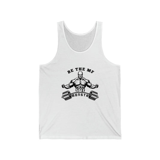 Be the MF MONSTA-black logo-Unisex Jersey Tank