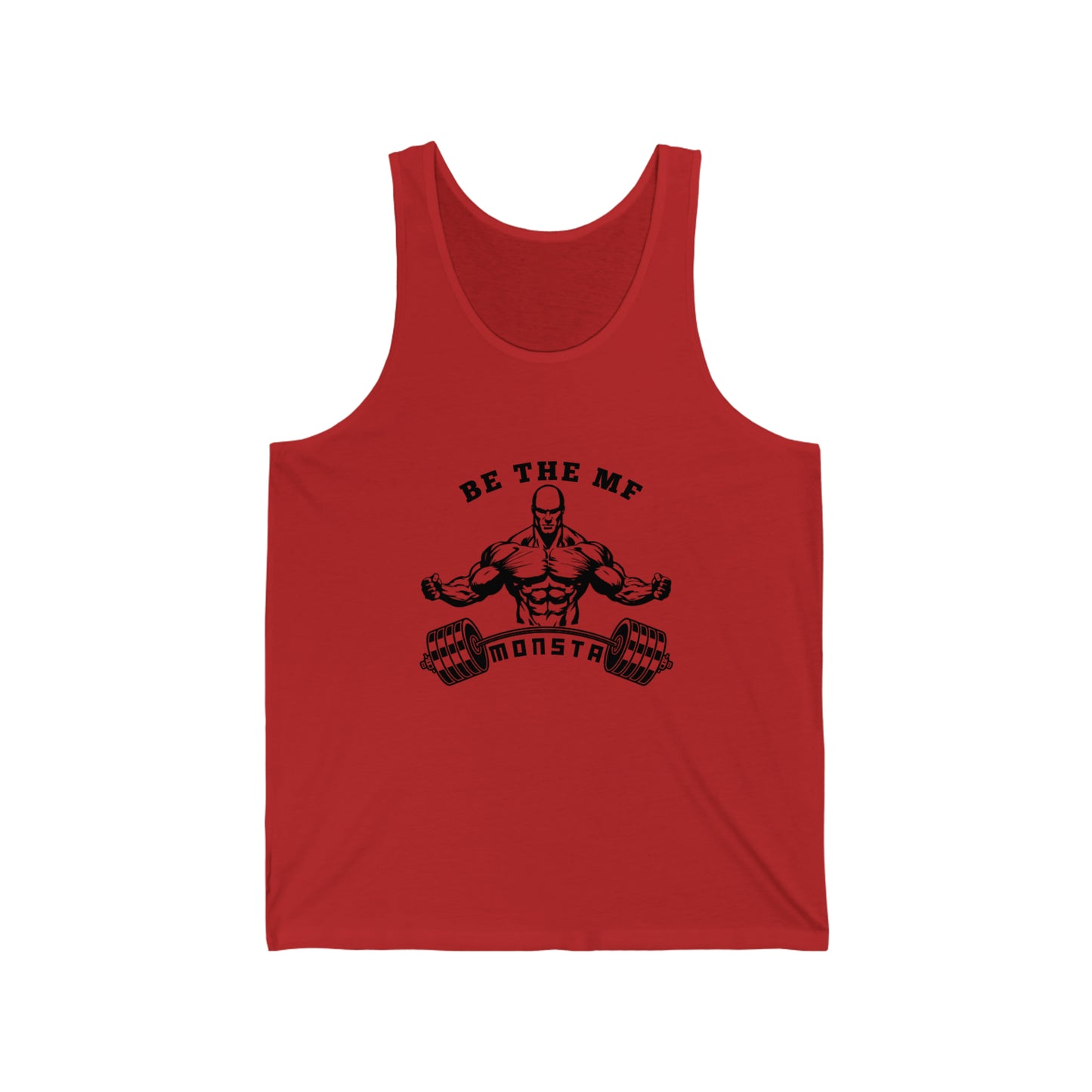 Be the MF MONSTA-black logo-Unisex Jersey Tank