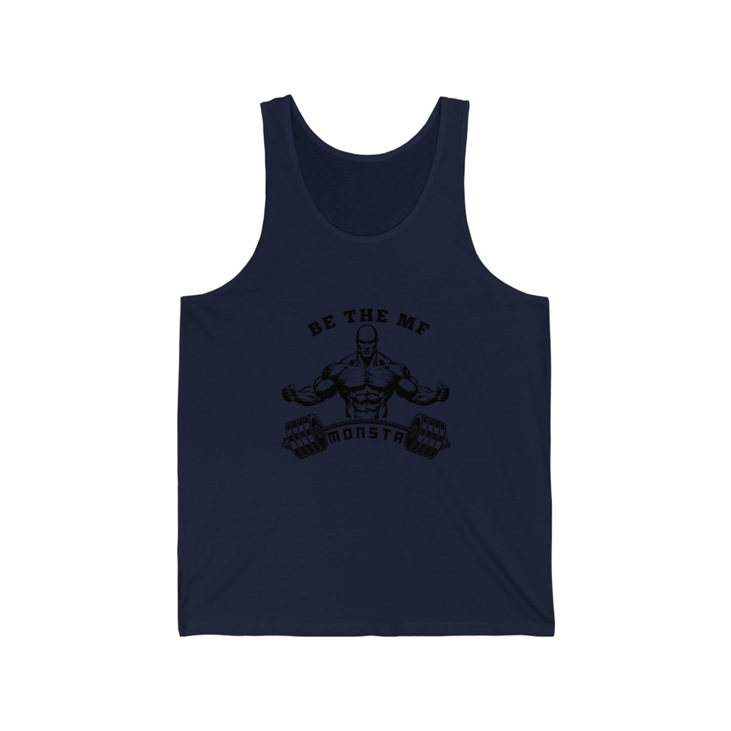 Be the MF MONSTA-black logo-Unisex Jersey Tank