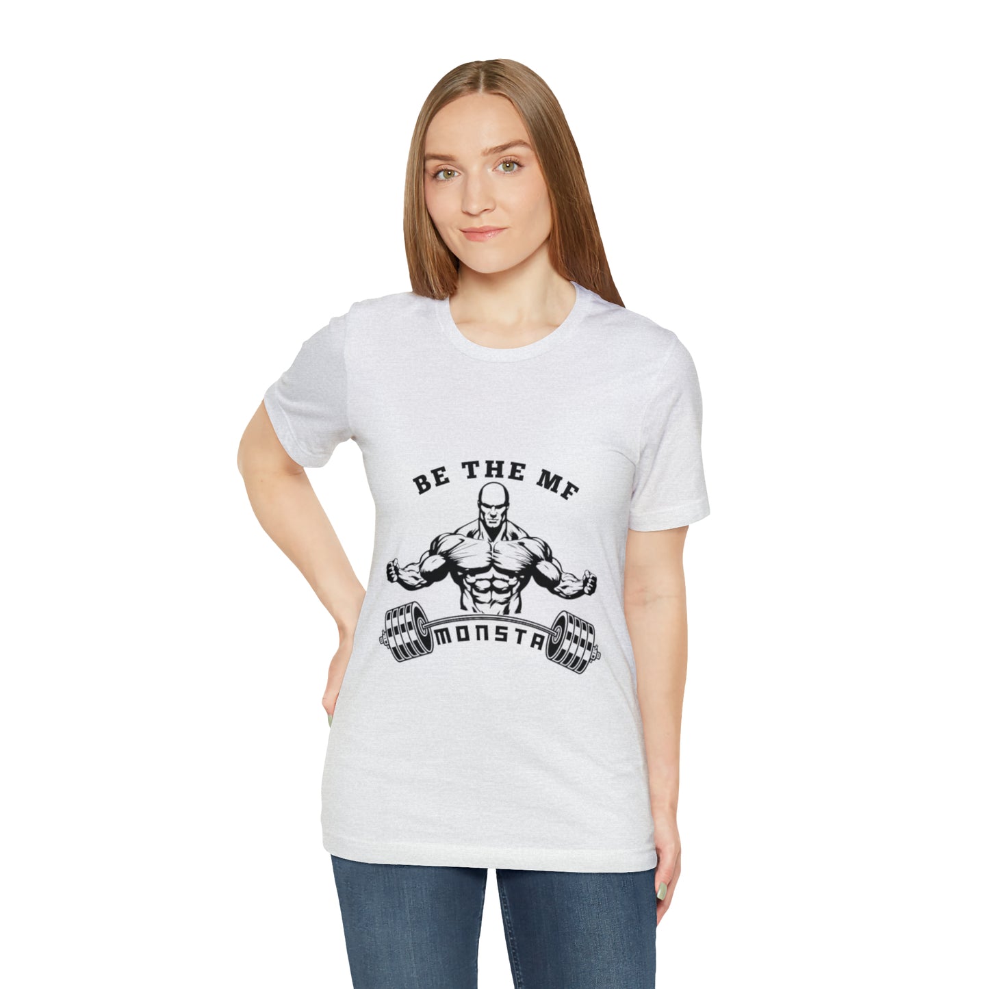 Be the MF MONSTA- Black Logo- Unisex Jersey Short Sleeve Tee