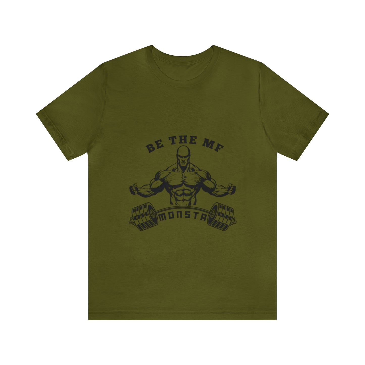 Be the MF MONSTA- Black Logo- Unisex Jersey Short Sleeve Tee