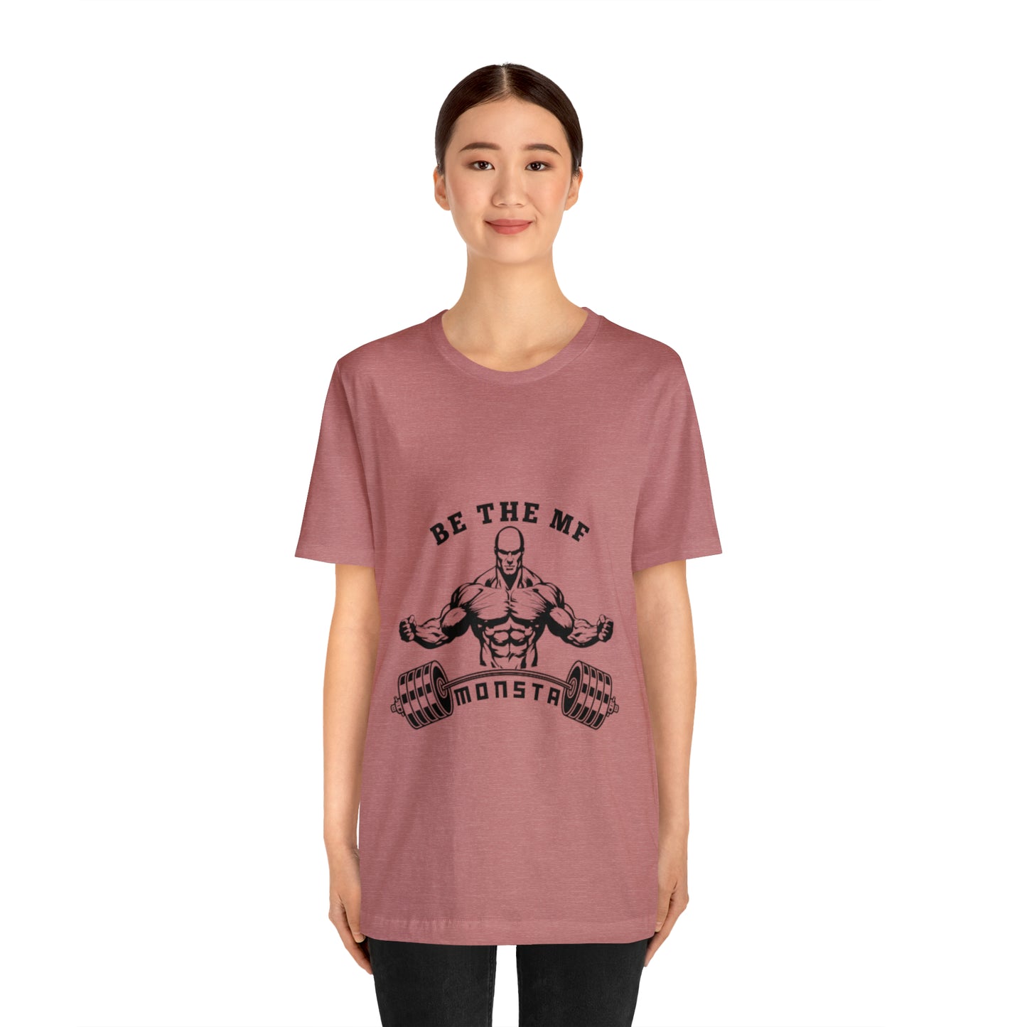 Be the MF MONSTA- Black Logo- Unisex Jersey Short Sleeve Tee