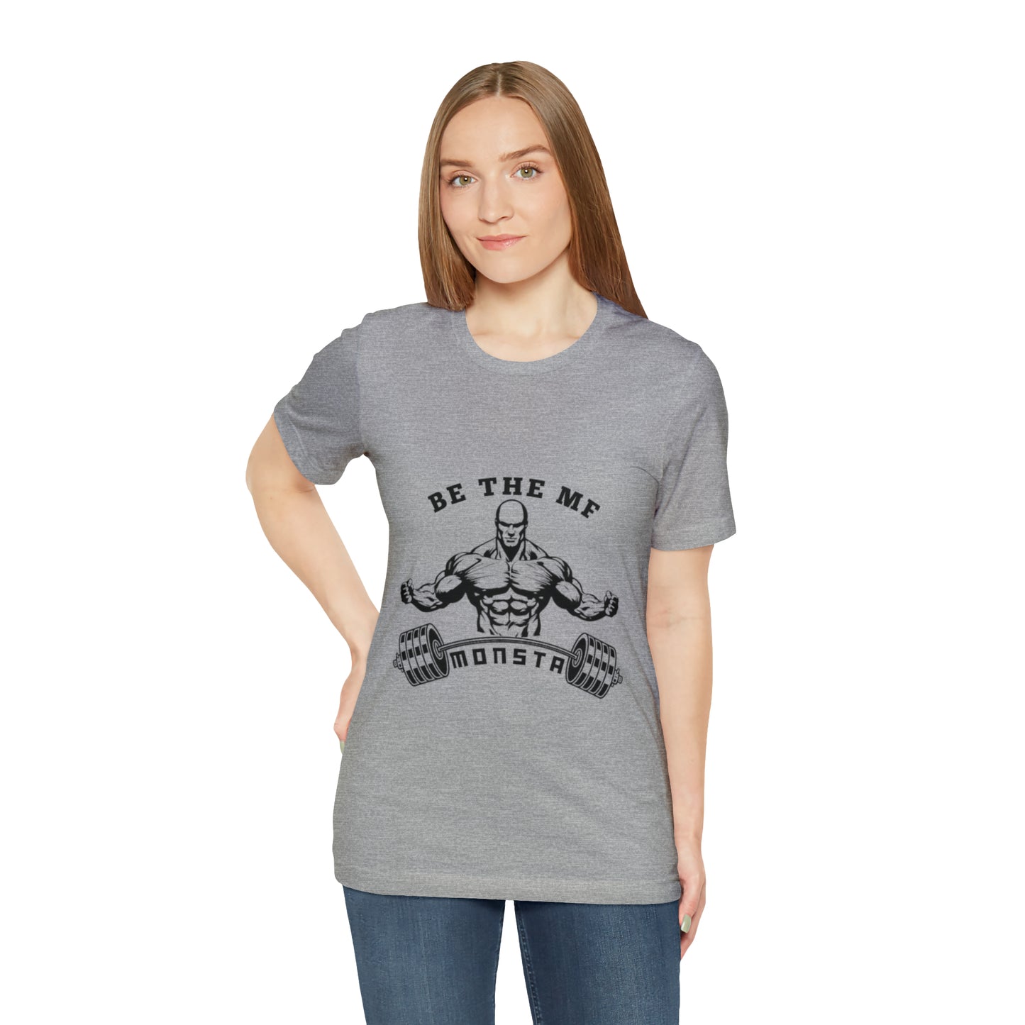 Be the MF MONSTA- Black Logo- Unisex Jersey Short Sleeve Tee