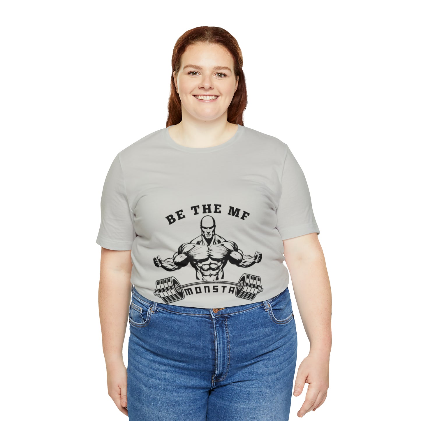 Be the MF MONSTA- Black Logo- Unisex Jersey Short Sleeve Tee