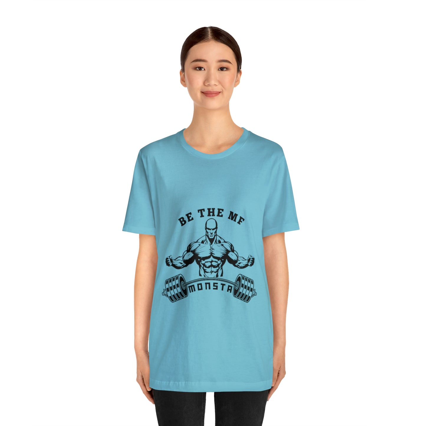 Be the MF MONSTA- Black Logo- Unisex Jersey Short Sleeve Tee