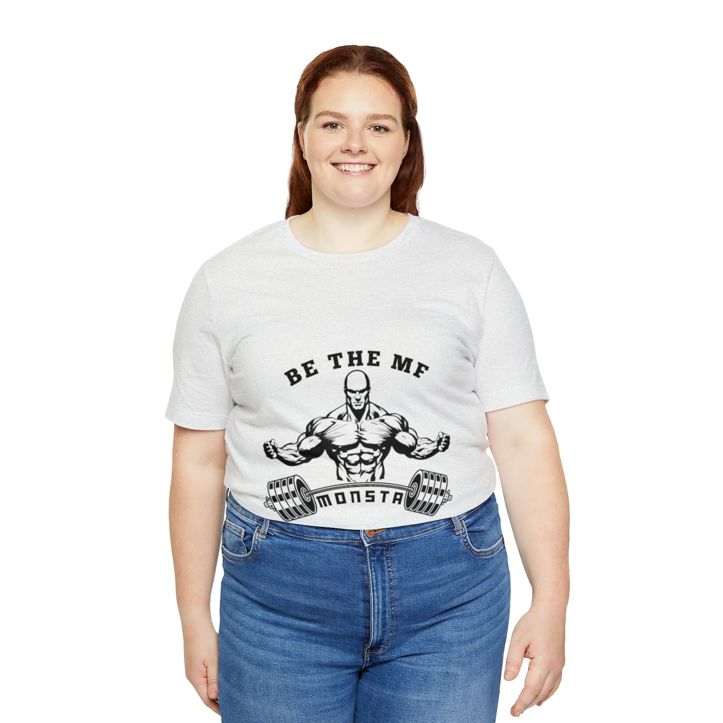 Be the MF MONSTA- Black Logo- Unisex Jersey Short Sleeve Tee