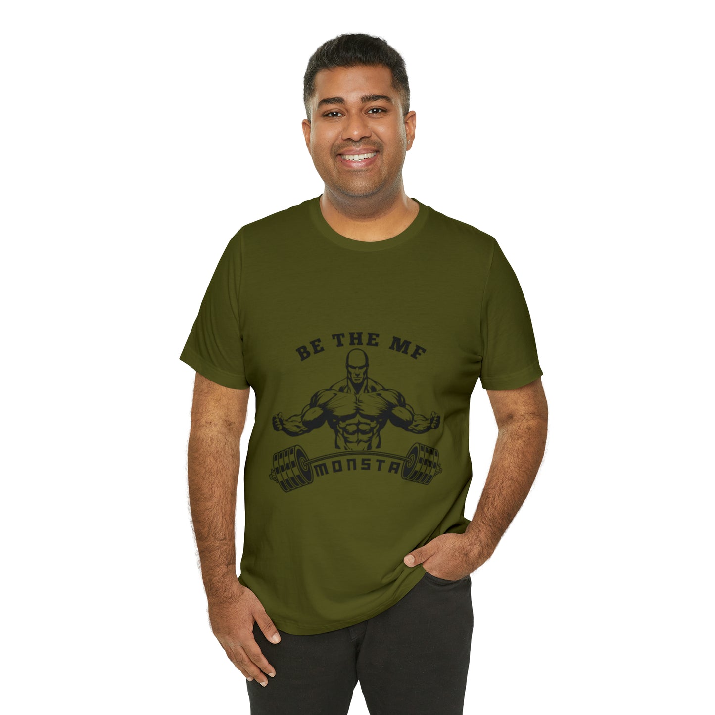 Be the MF MONSTA- Black Logo- Unisex Jersey Short Sleeve Tee