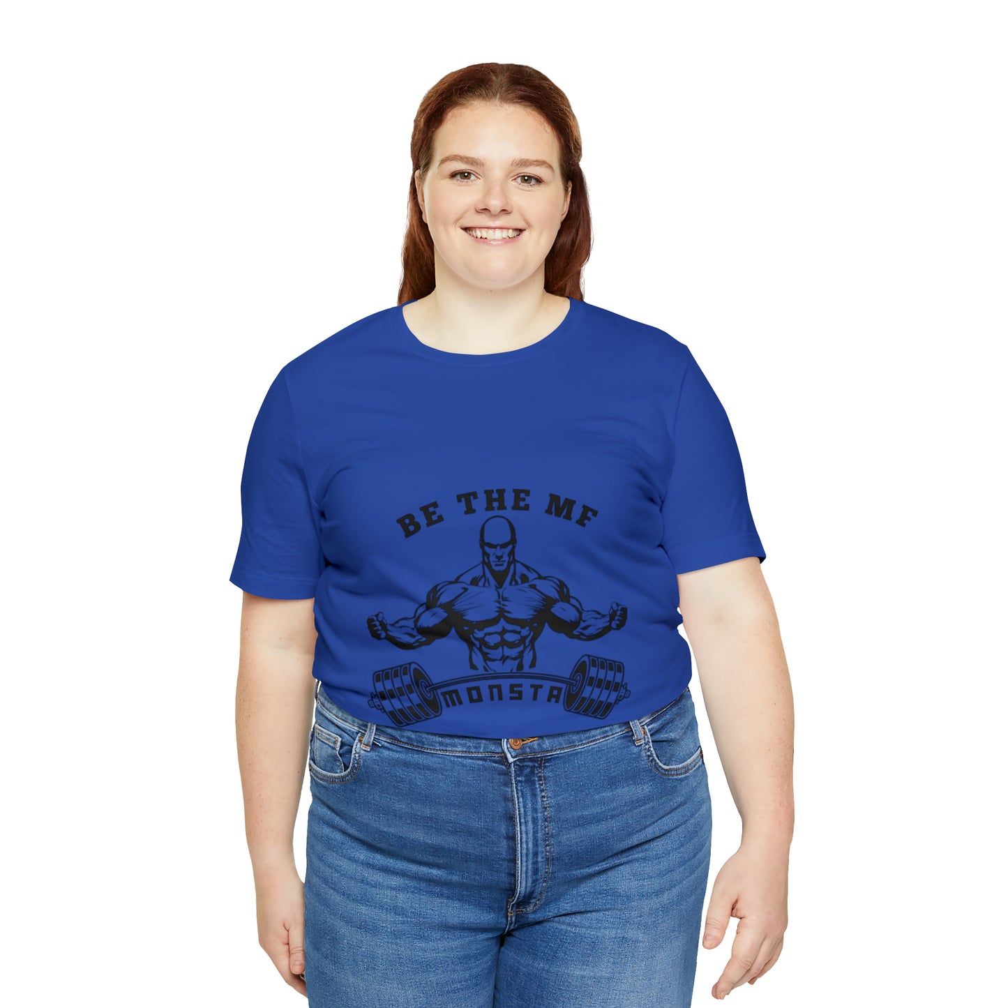 Be the MF MONSTA- Black Logo- Unisex Jersey Short Sleeve Tee