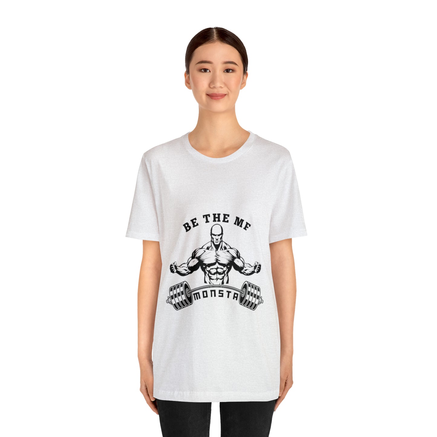 Be the MF MONSTA- Black Logo- Unisex Jersey Short Sleeve Tee