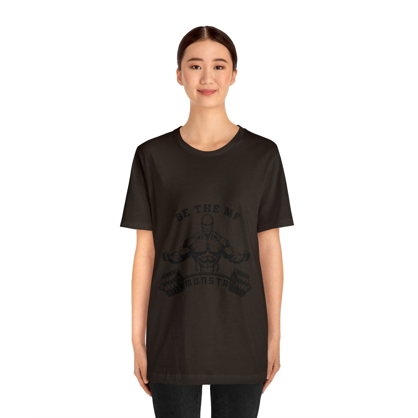 Be the MF MONSTA- Black Logo- Unisex Jersey Short Sleeve Tee