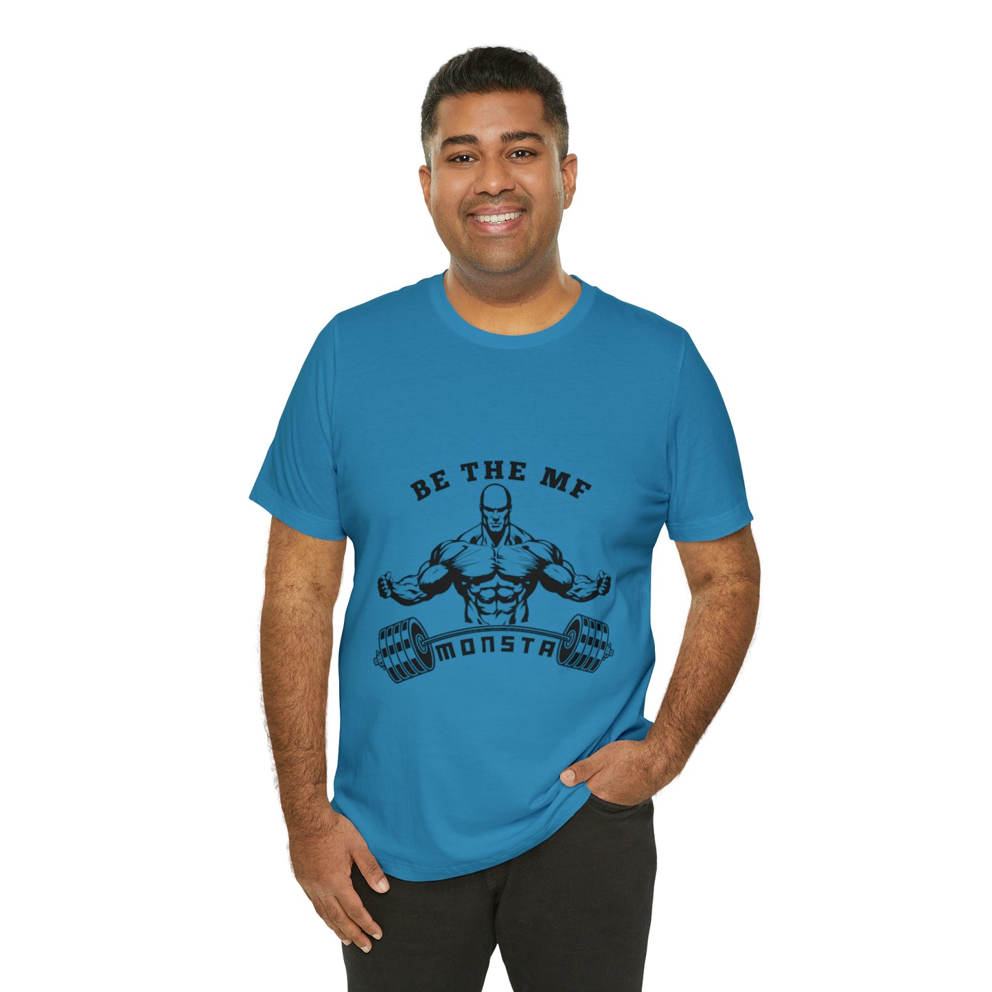 Be the MF MONSTA- Black Logo- Unisex Jersey Short Sleeve Tee