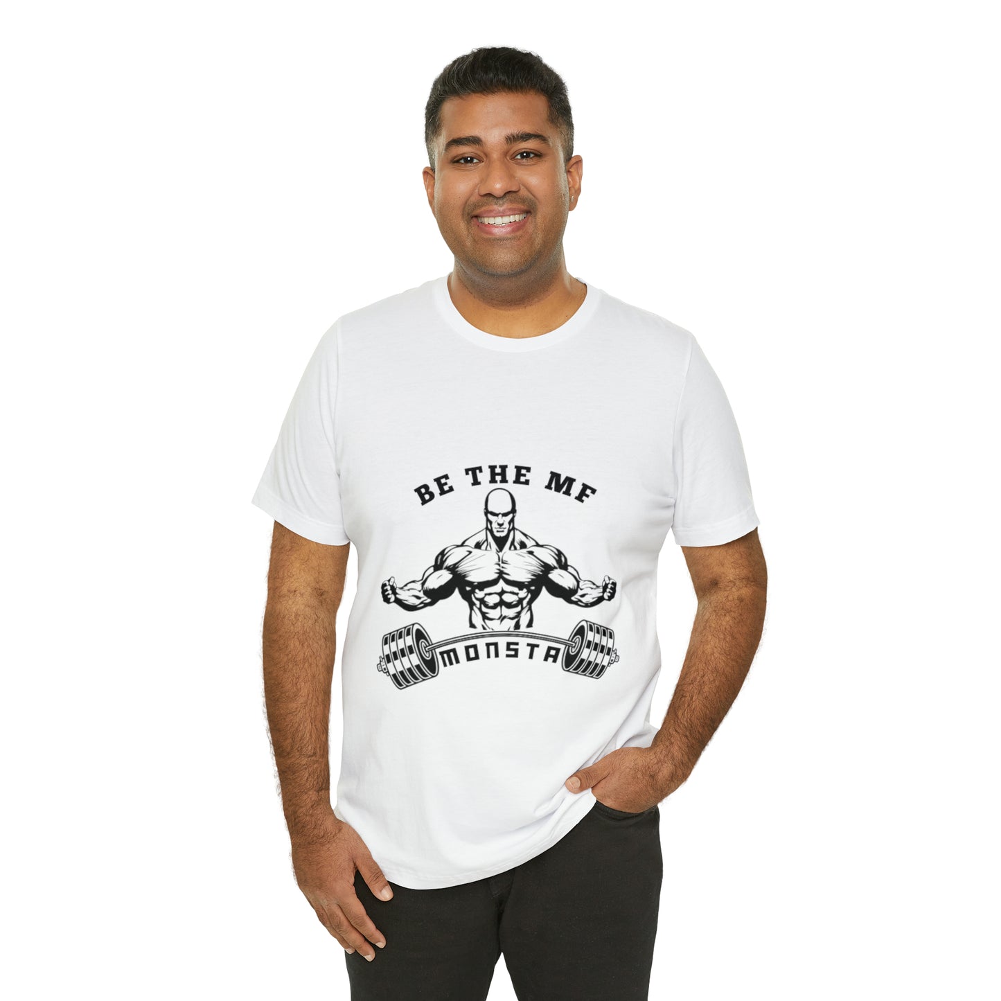 Be the MF MONSTA- Black Logo- Unisex Jersey Short Sleeve Tee