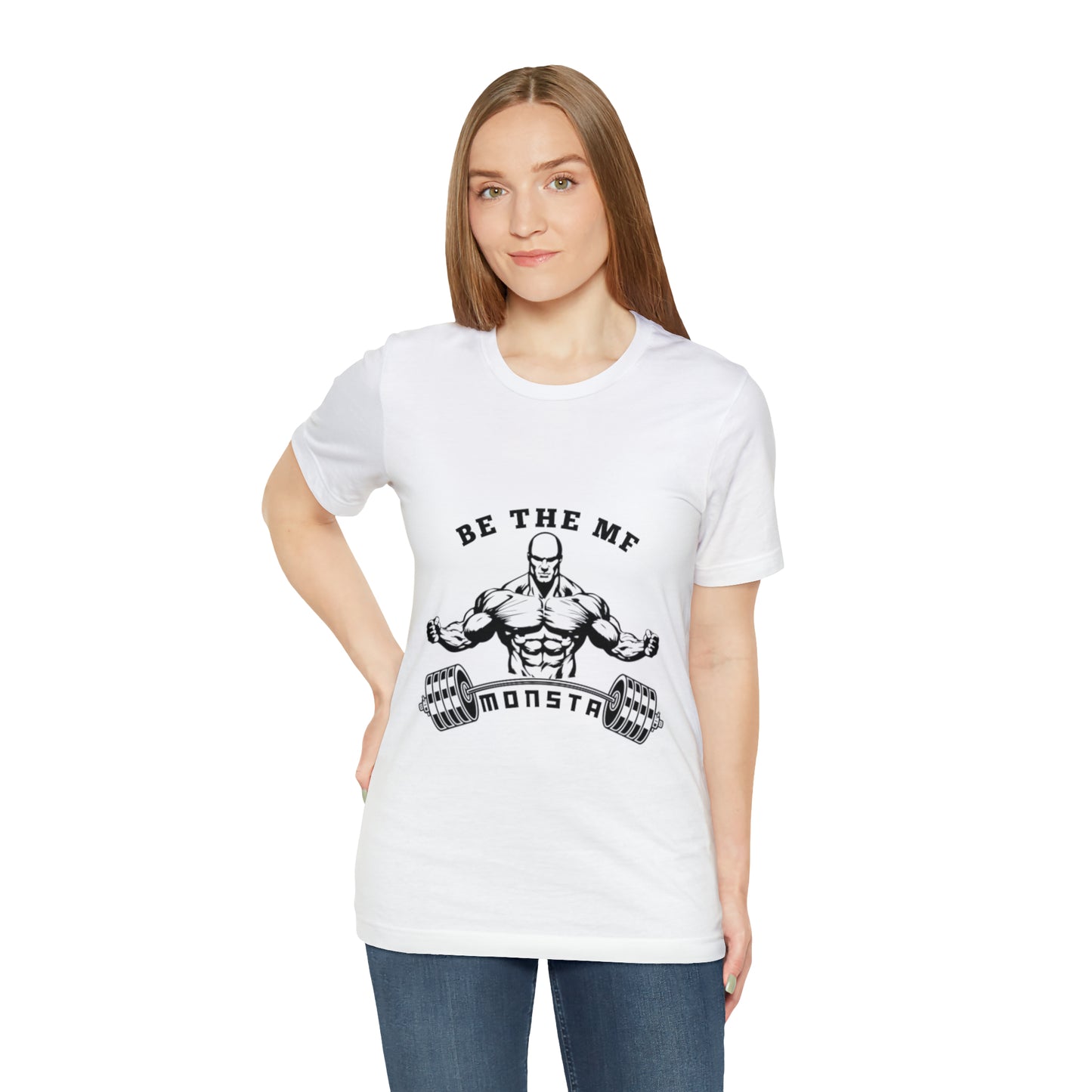 Be the MF MONSTA- Black Logo- Unisex Jersey Short Sleeve Tee