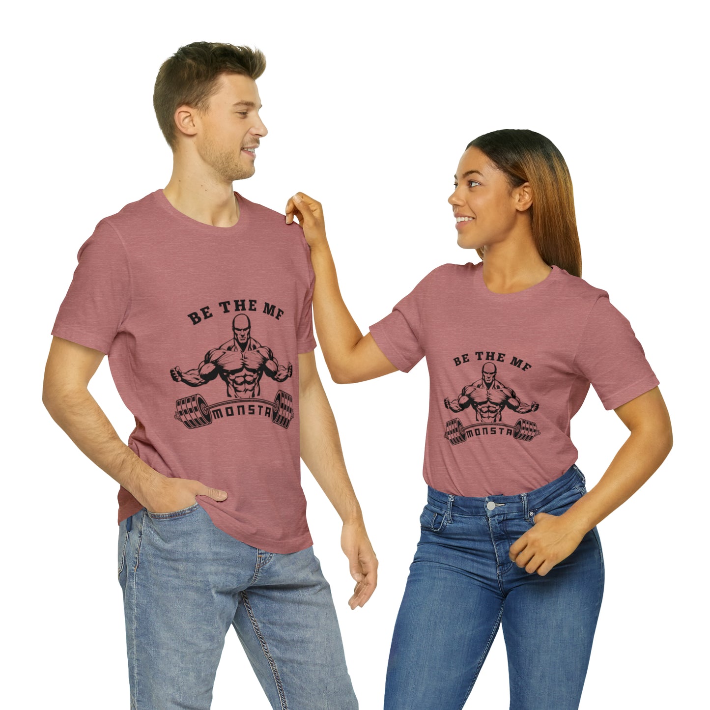 Be the MF MONSTA- Black Logo- Unisex Jersey Short Sleeve Tee