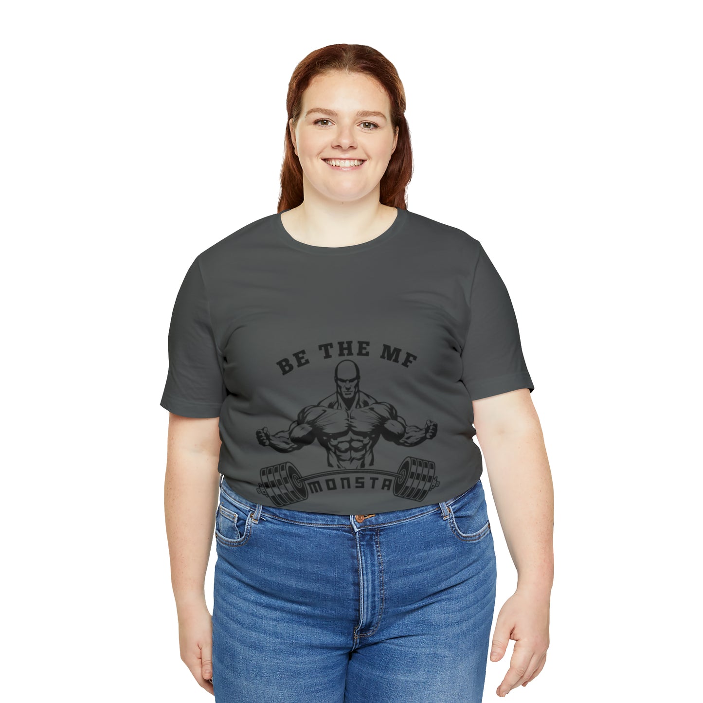 Be the MF MONSTA- Black Logo- Unisex Jersey Short Sleeve Tee