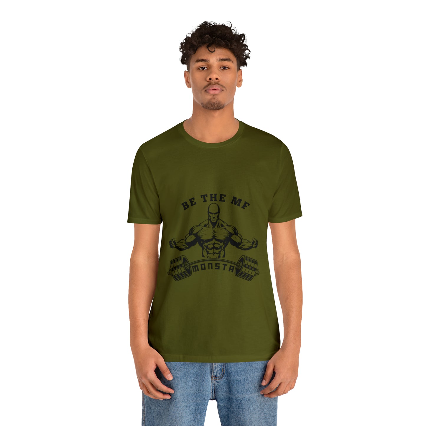 Be the MF MONSTA- Black Logo- Unisex Jersey Short Sleeve Tee