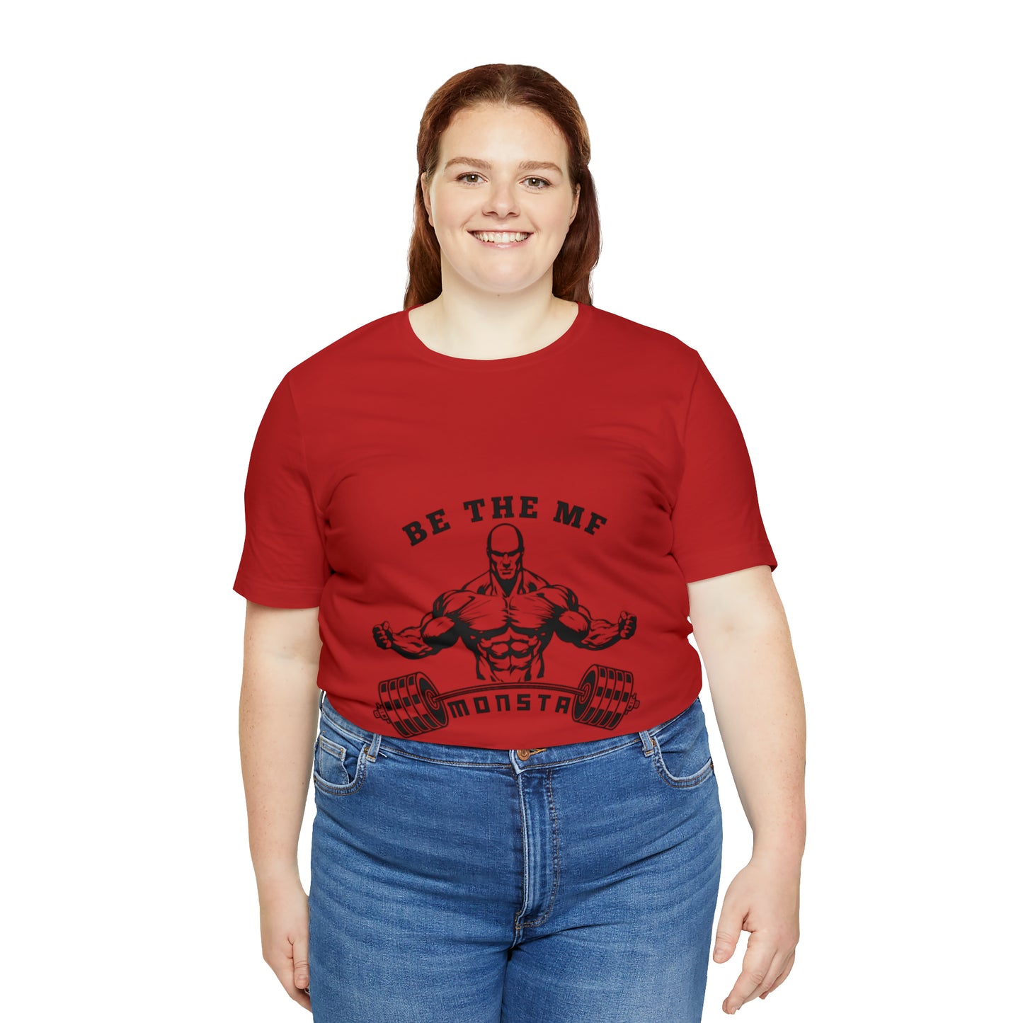 Be the MF MONSTA- Black Logo- Unisex Jersey Short Sleeve Tee
