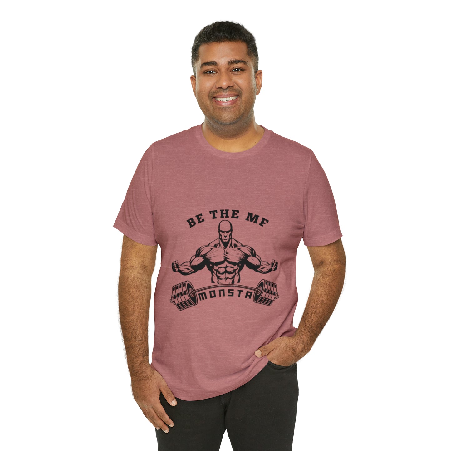 Be the MF MONSTA- Black Logo- Unisex Jersey Short Sleeve Tee