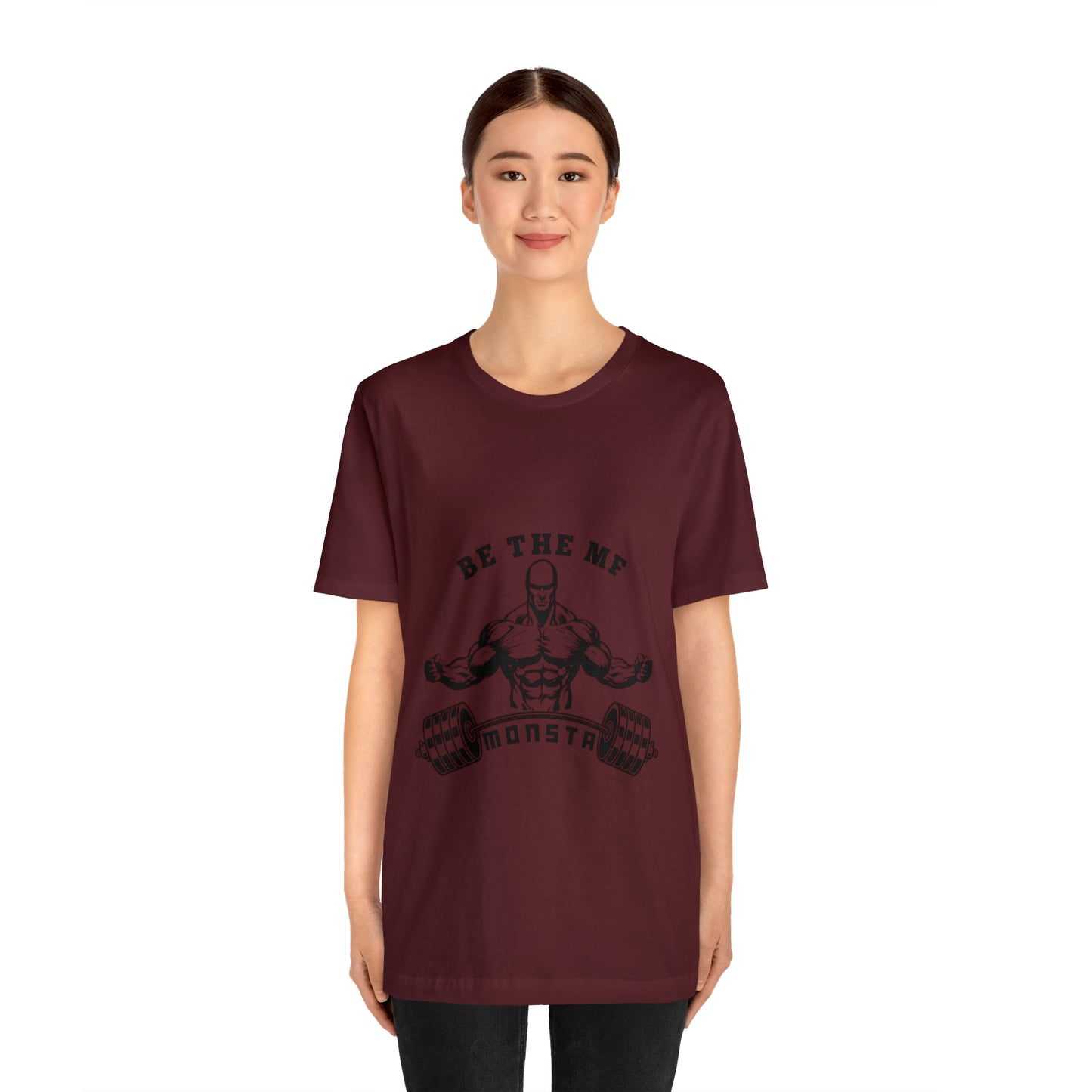 Be the MF MONSTA- Black Logo- Unisex Jersey Short Sleeve Tee