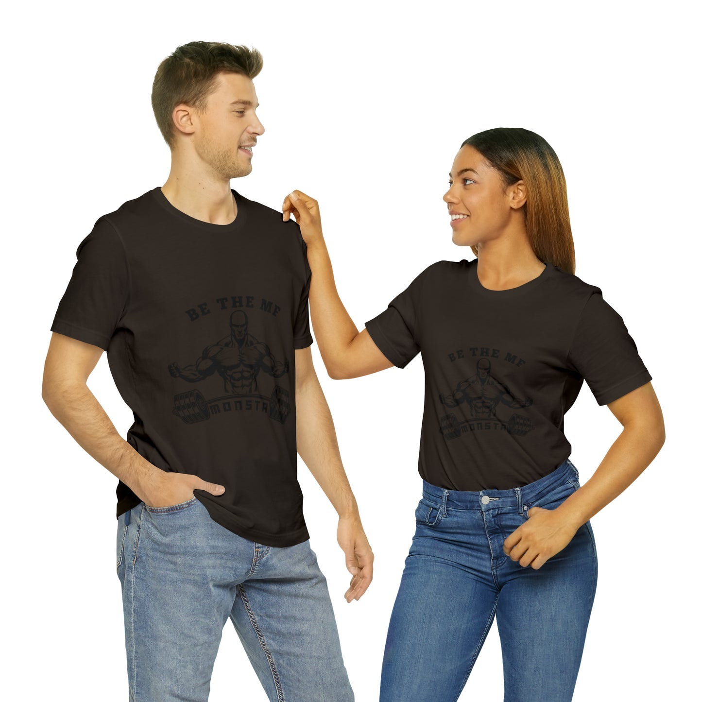 Be the MF MONSTA- Black Logo- Unisex Jersey Short Sleeve Tee