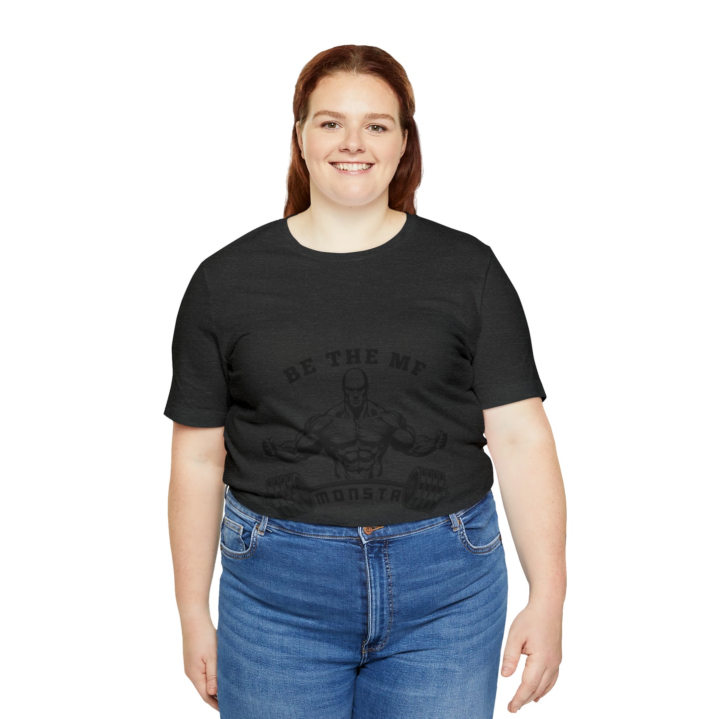 Be the MF MONSTA- Black Logo- Unisex Jersey Short Sleeve Tee