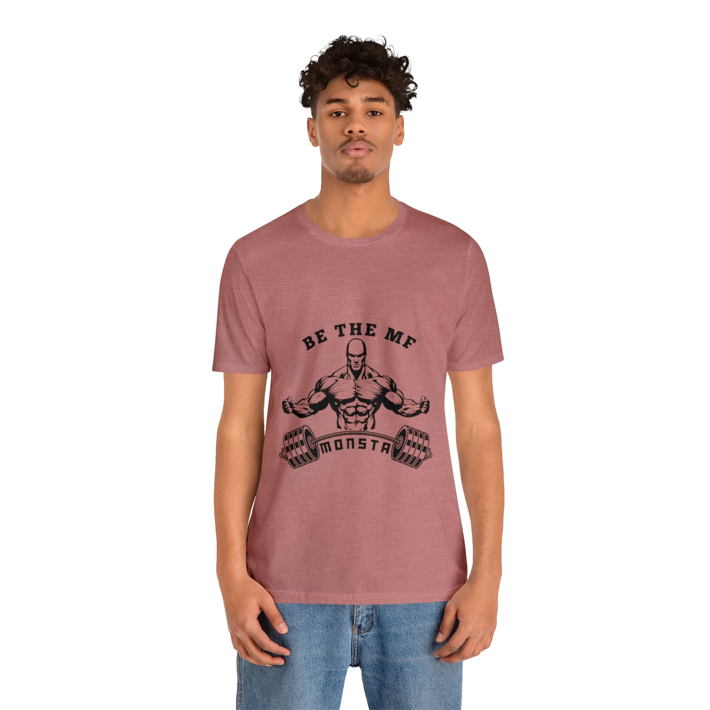 Be the MF MONSTA- Black Logo- Unisex Jersey Short Sleeve Tee