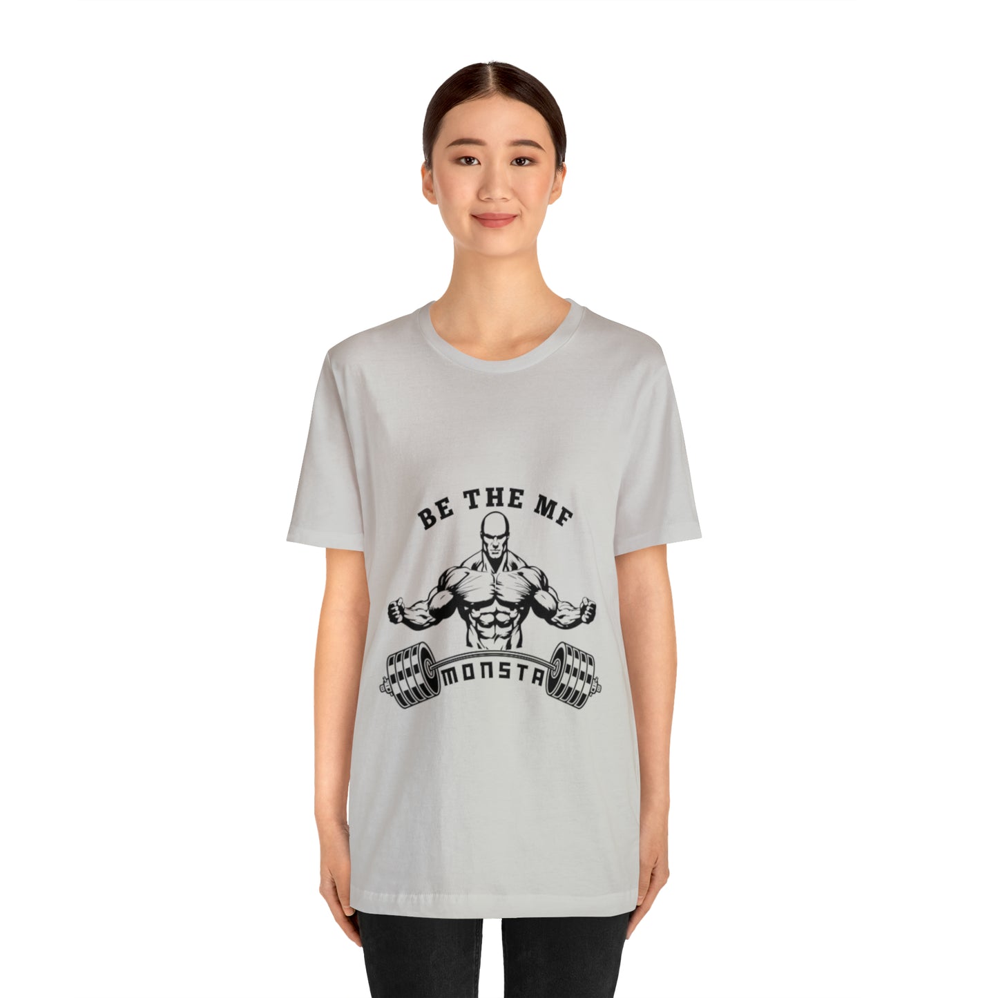 Be the MF MONSTA- Black Logo- Unisex Jersey Short Sleeve Tee