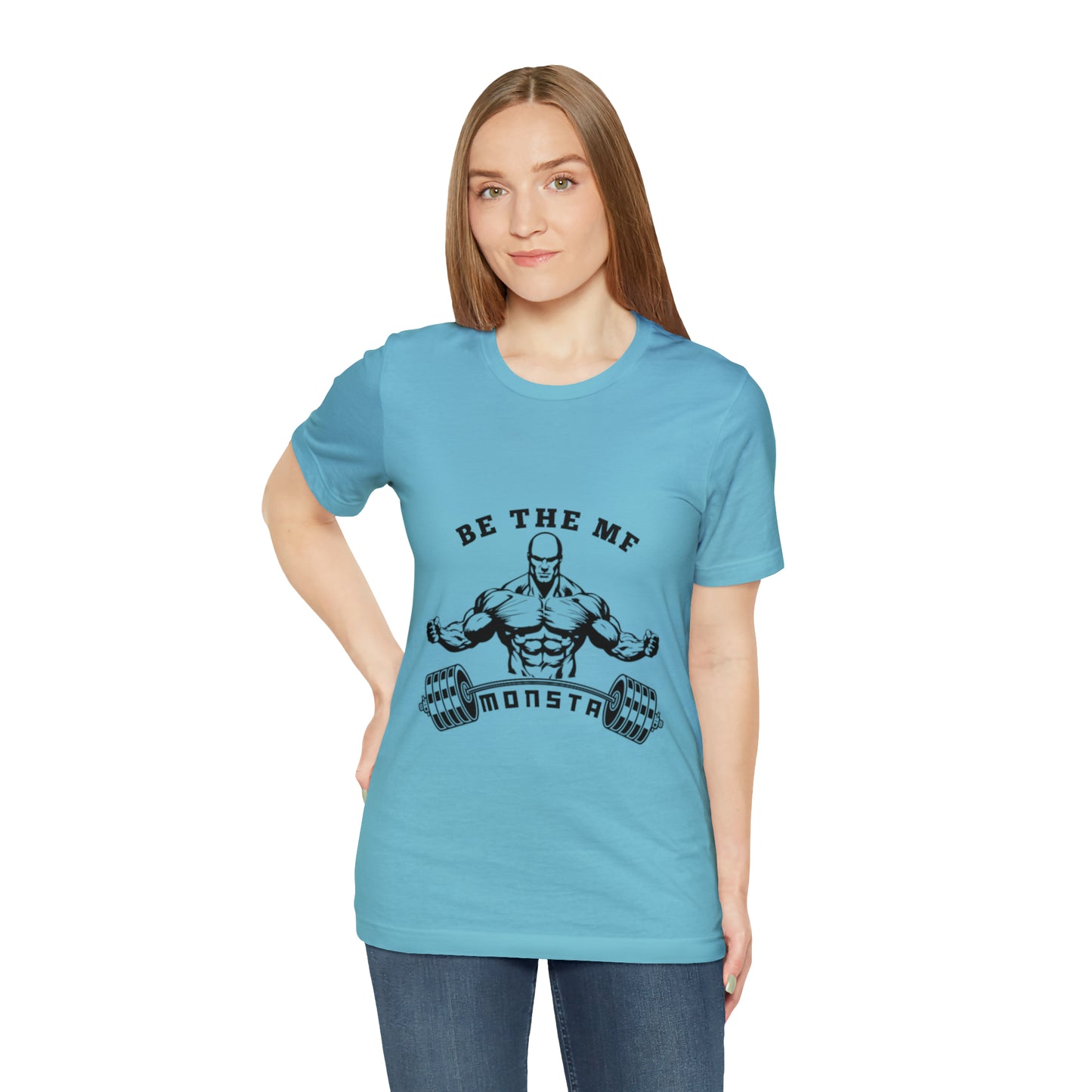 Be the MF MONSTA- Black Logo- Unisex Jersey Short Sleeve Tee