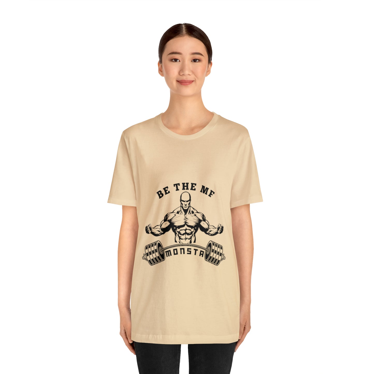 Be the MF MONSTA- Black Logo- Unisex Jersey Short Sleeve Tee