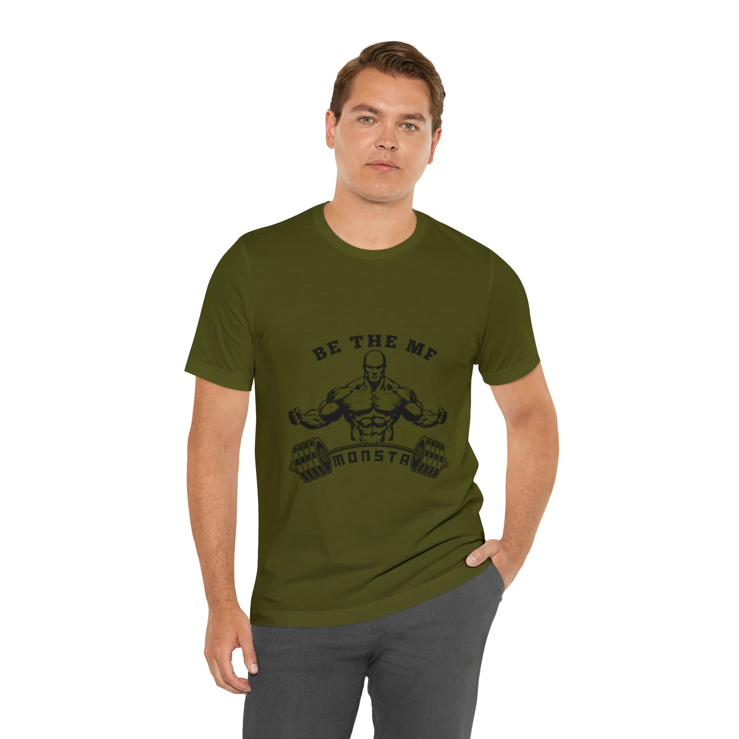 Be the MF MONSTA- Black Logo- Unisex Jersey Short Sleeve Tee