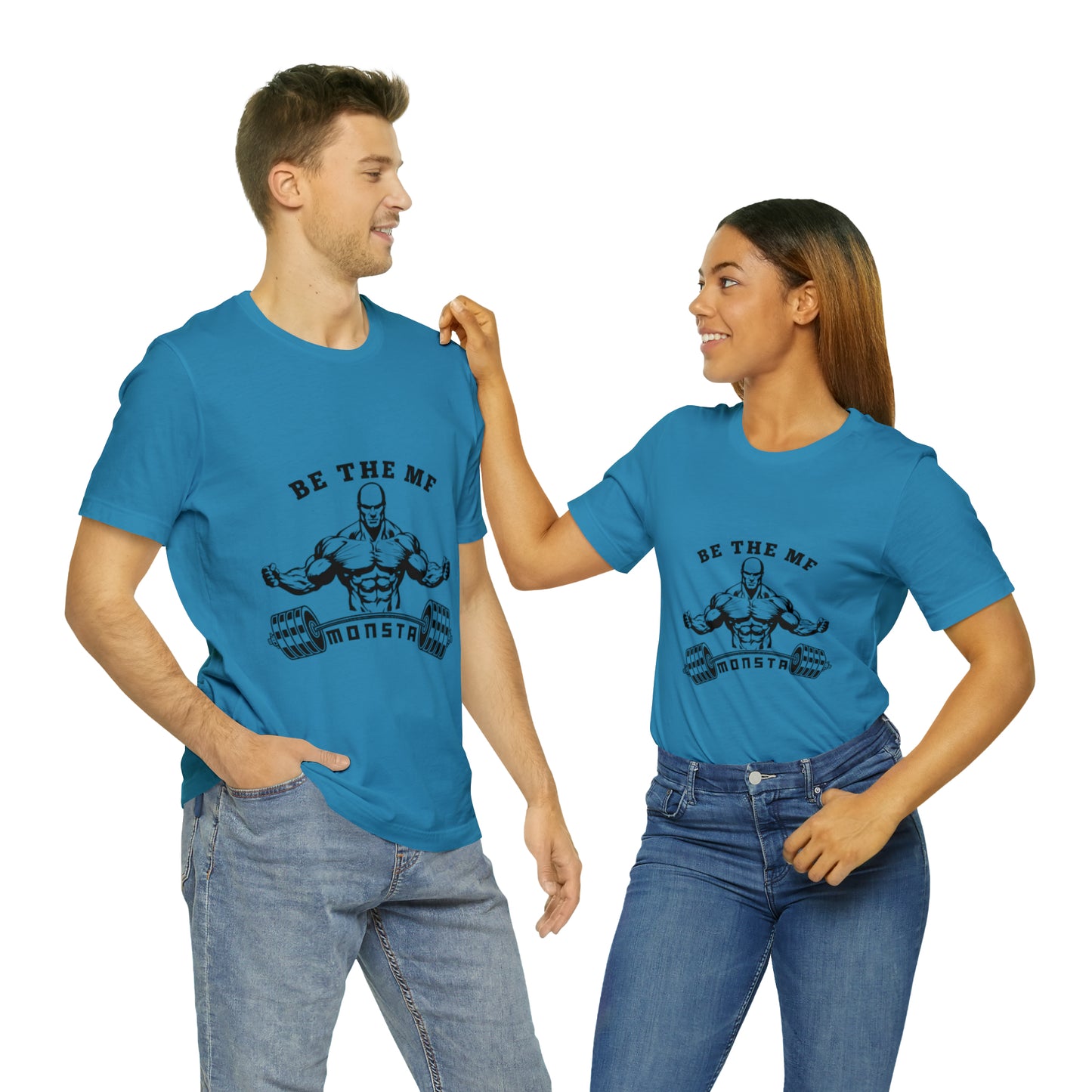 Be the MF MONSTA- Black Logo- Unisex Jersey Short Sleeve Tee