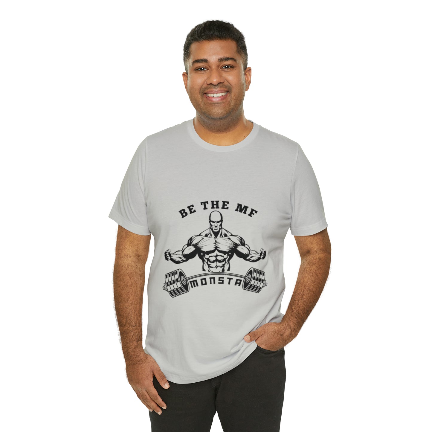 Be the MF MONSTA- Black Logo- Unisex Jersey Short Sleeve Tee