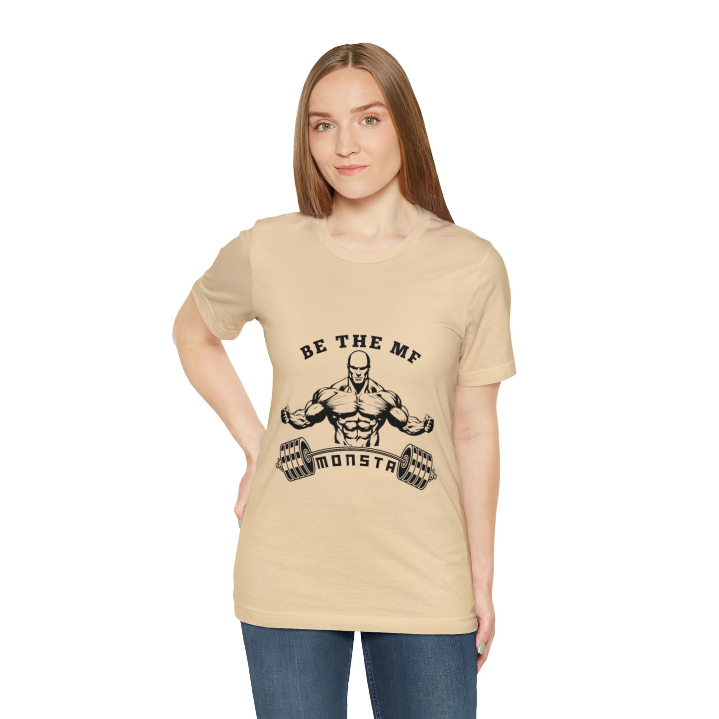 Be the MF MONSTA- Black Logo- Unisex Jersey Short Sleeve Tee