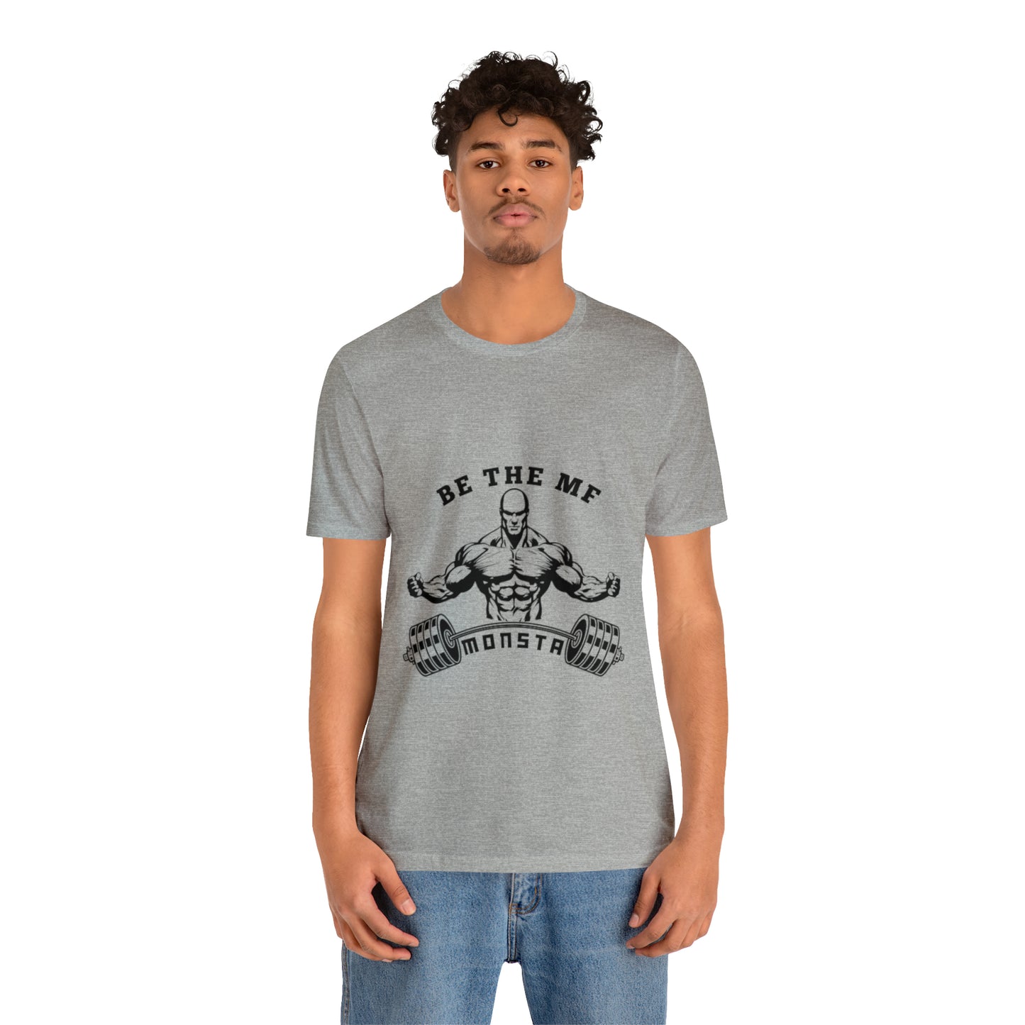 Be the MF MONSTA- Black Logo- Unisex Jersey Short Sleeve Tee