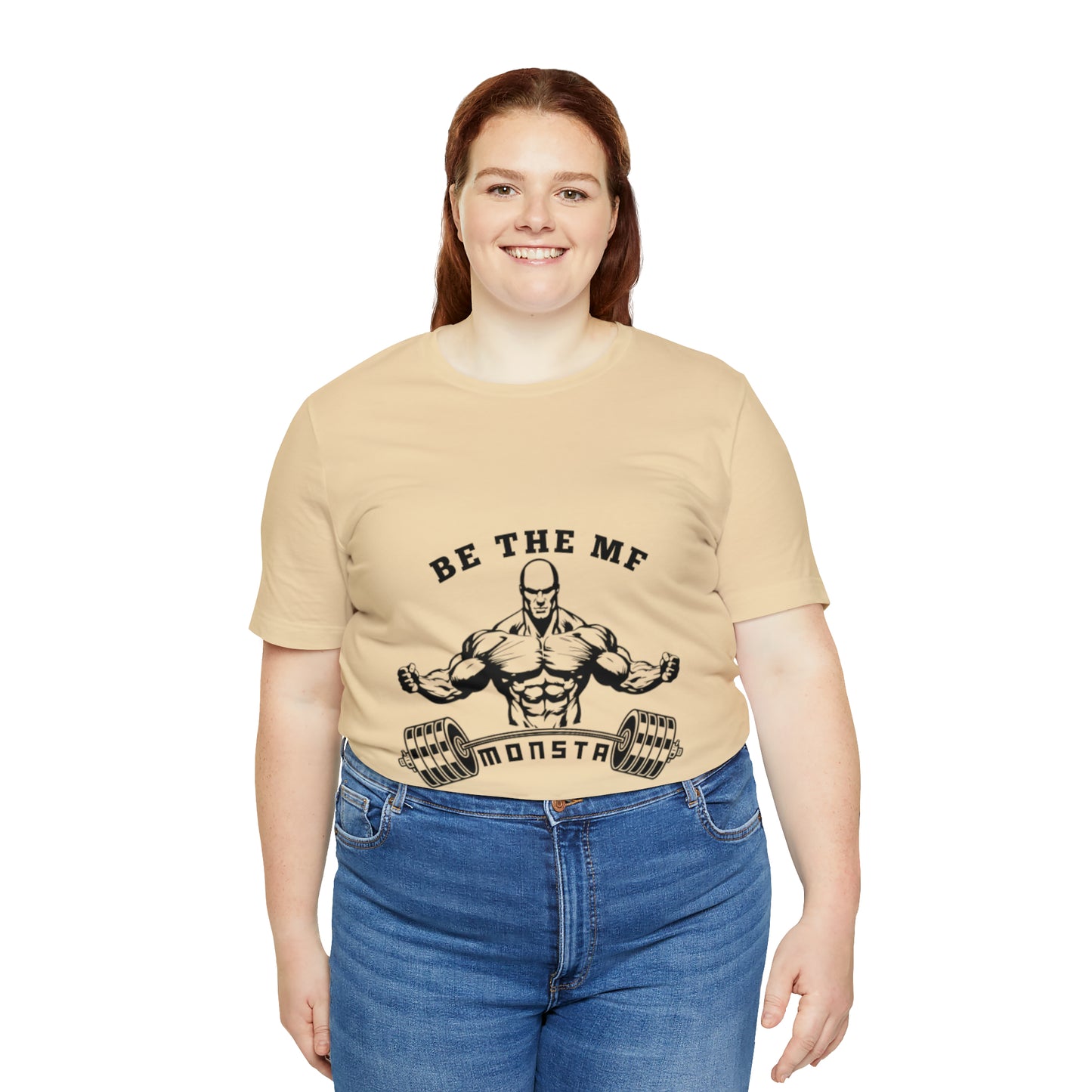 Be the MF MONSTA- Black Logo- Unisex Jersey Short Sleeve Tee