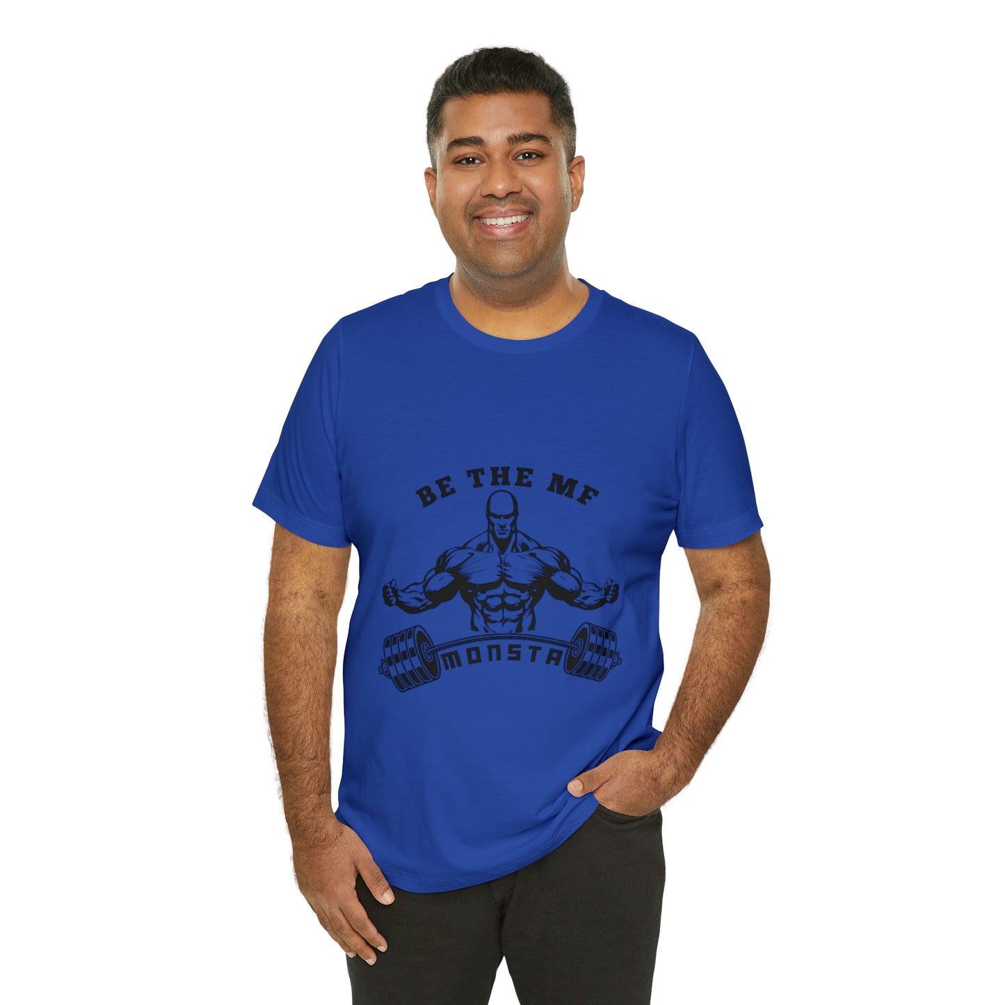 Be the MF MONSTA- Black Logo- Unisex Jersey Short Sleeve Tee