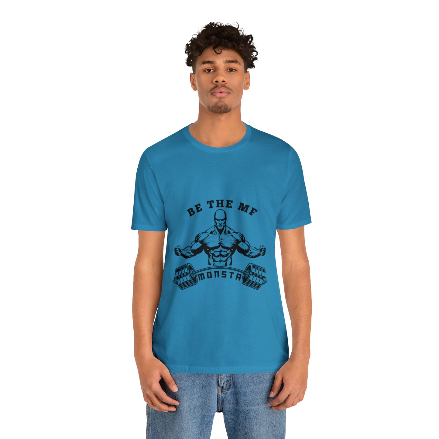 Be the MF MONSTA- Black Logo- Unisex Jersey Short Sleeve Tee